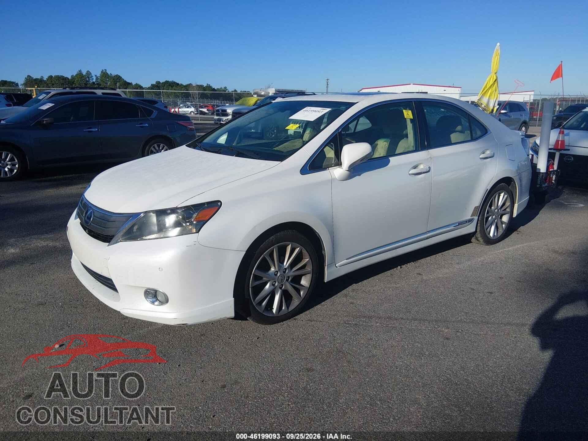 LEXUS HS 250H 2010 - JTHBB1BA6A2035872