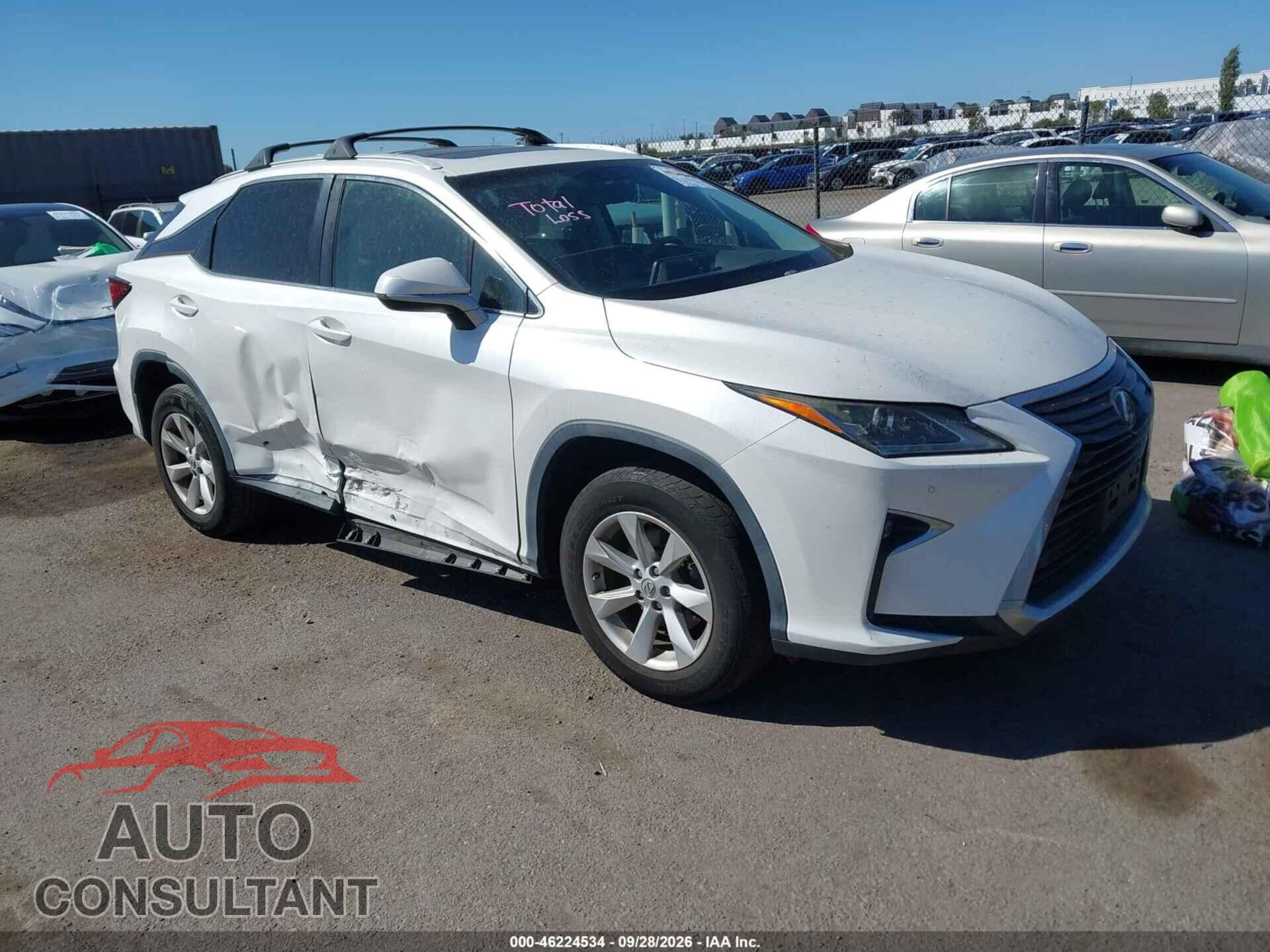 LEXUS RX 350 2016 - 2T2ZZMCA8GC011722