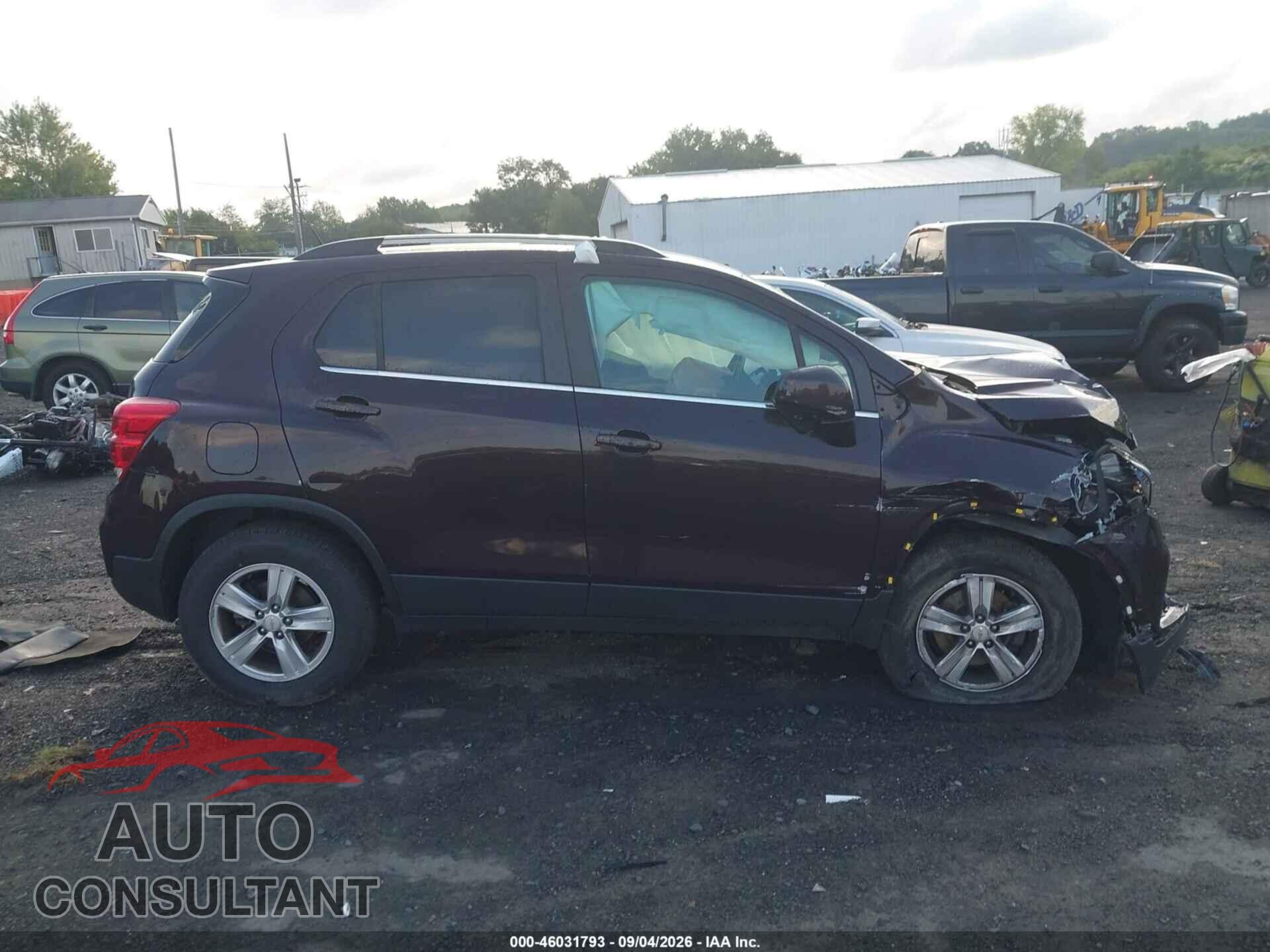 CHEVROLET TRAX 2020 - KL7CJPSB9LB347172