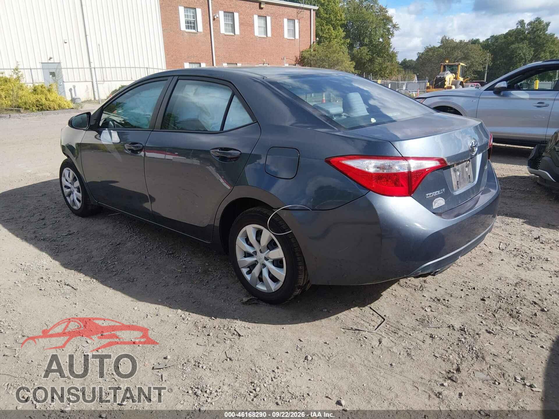 TOYOTA COROLLA 2016 - 2T1BURHEXGC488794