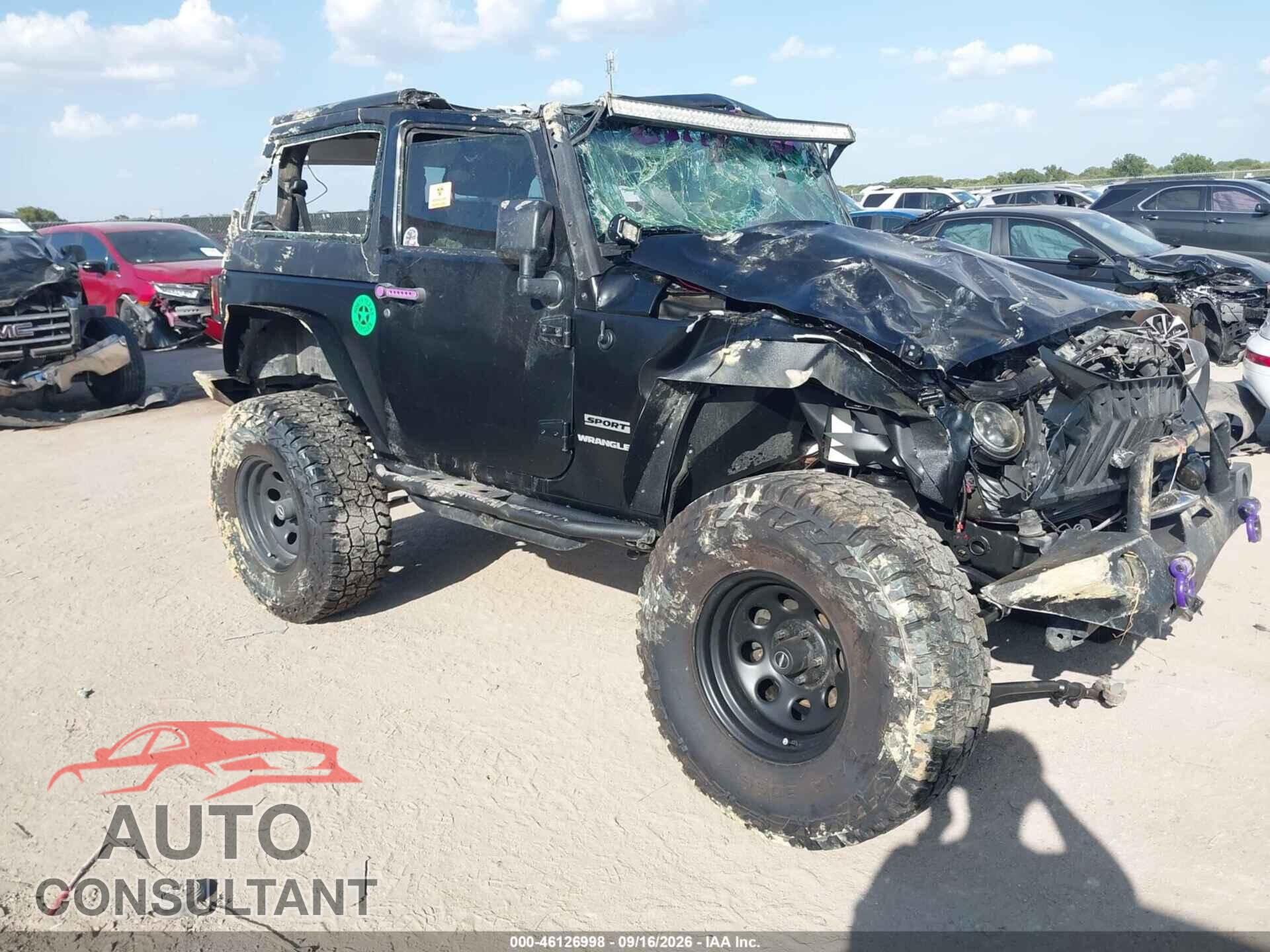 JEEP WRANGLER 2012 - 1C4AJWAG2CL197210