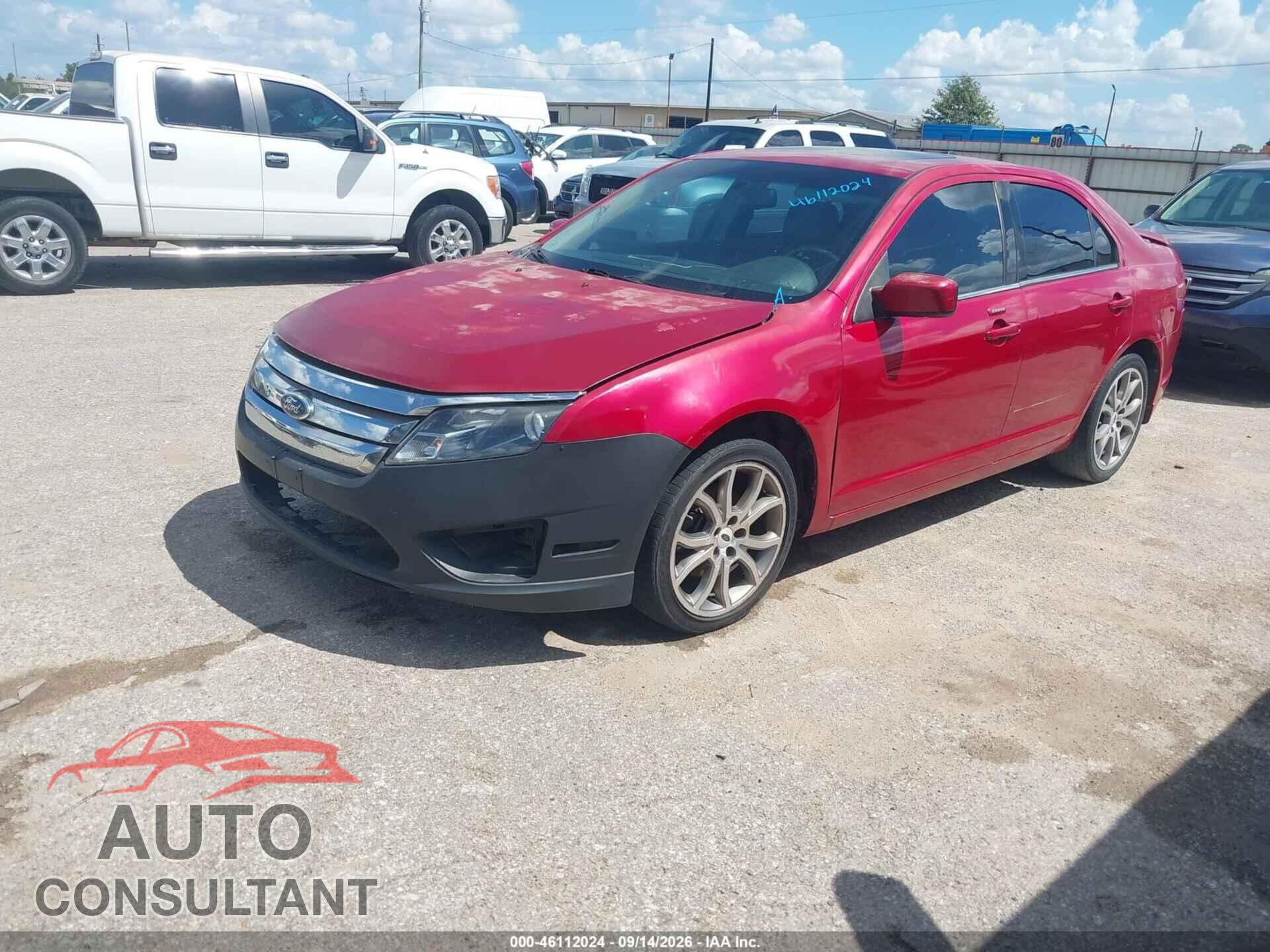 FORD FUSION 2012 - 3FAHP0JG2CR414532