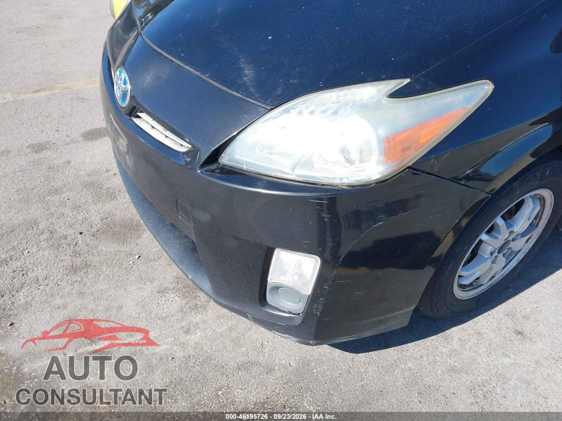 TOYOTA PRIUS 2011 - JTDKN3DU7B5247725