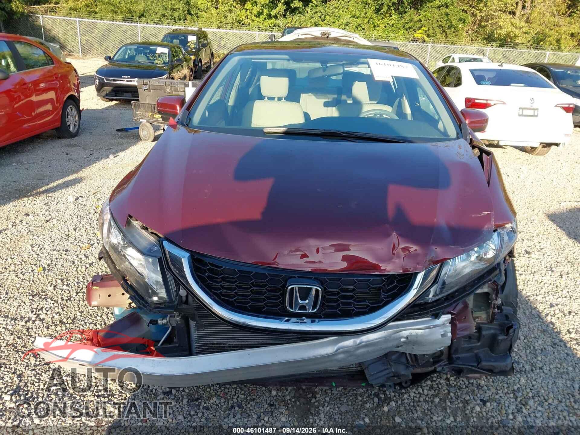 HONDA CIVIC 2014 - 19XFB2F88EE034375