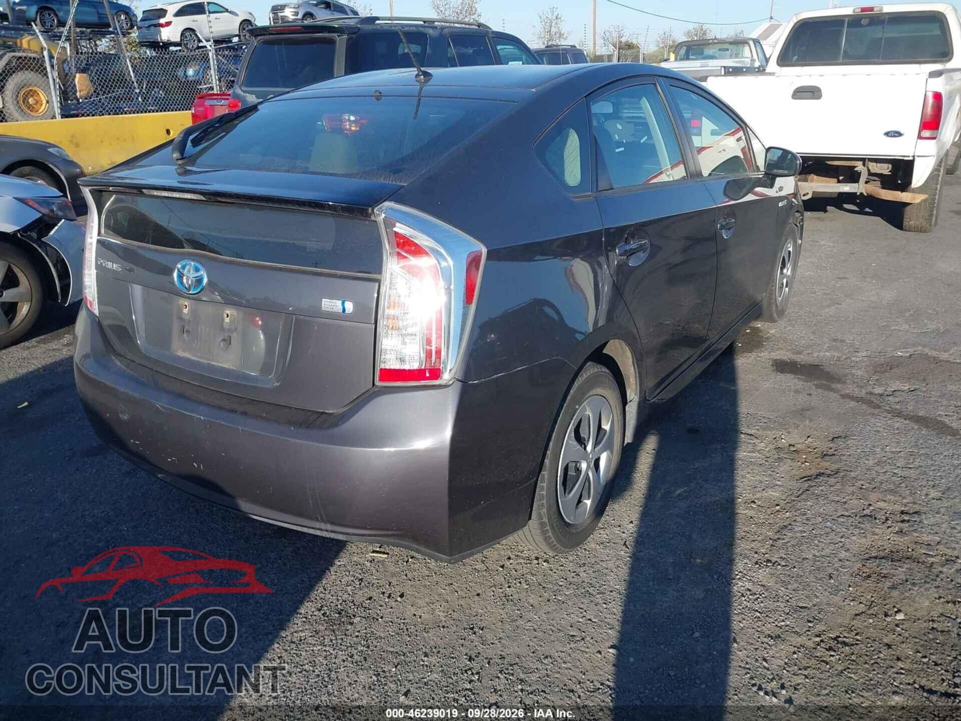 TOYOTA PRIUS 2014 - JTDKN3DUXE0389391