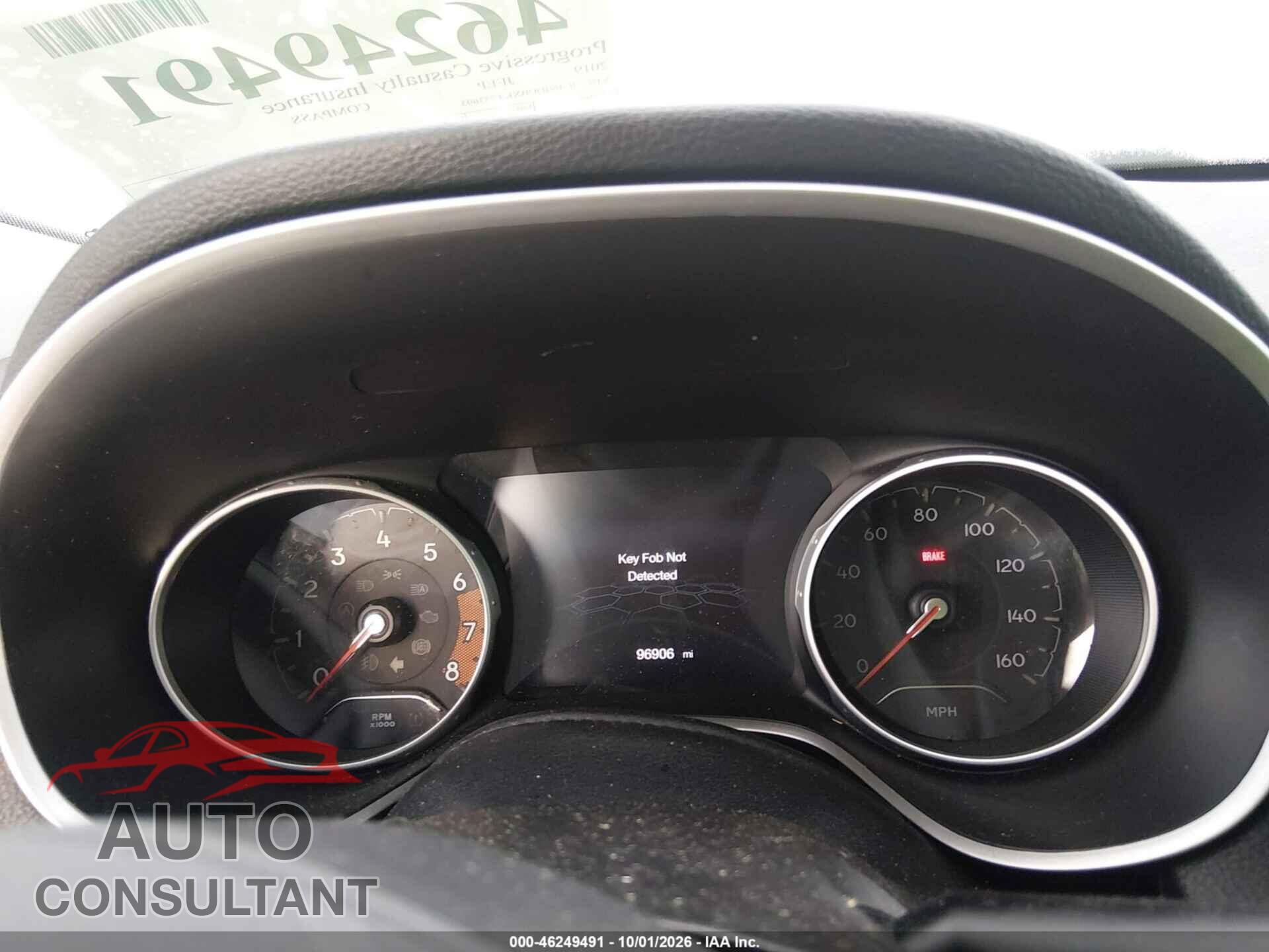 JEEP COMPASS 2019 - 3C4NJDCBXKT753693