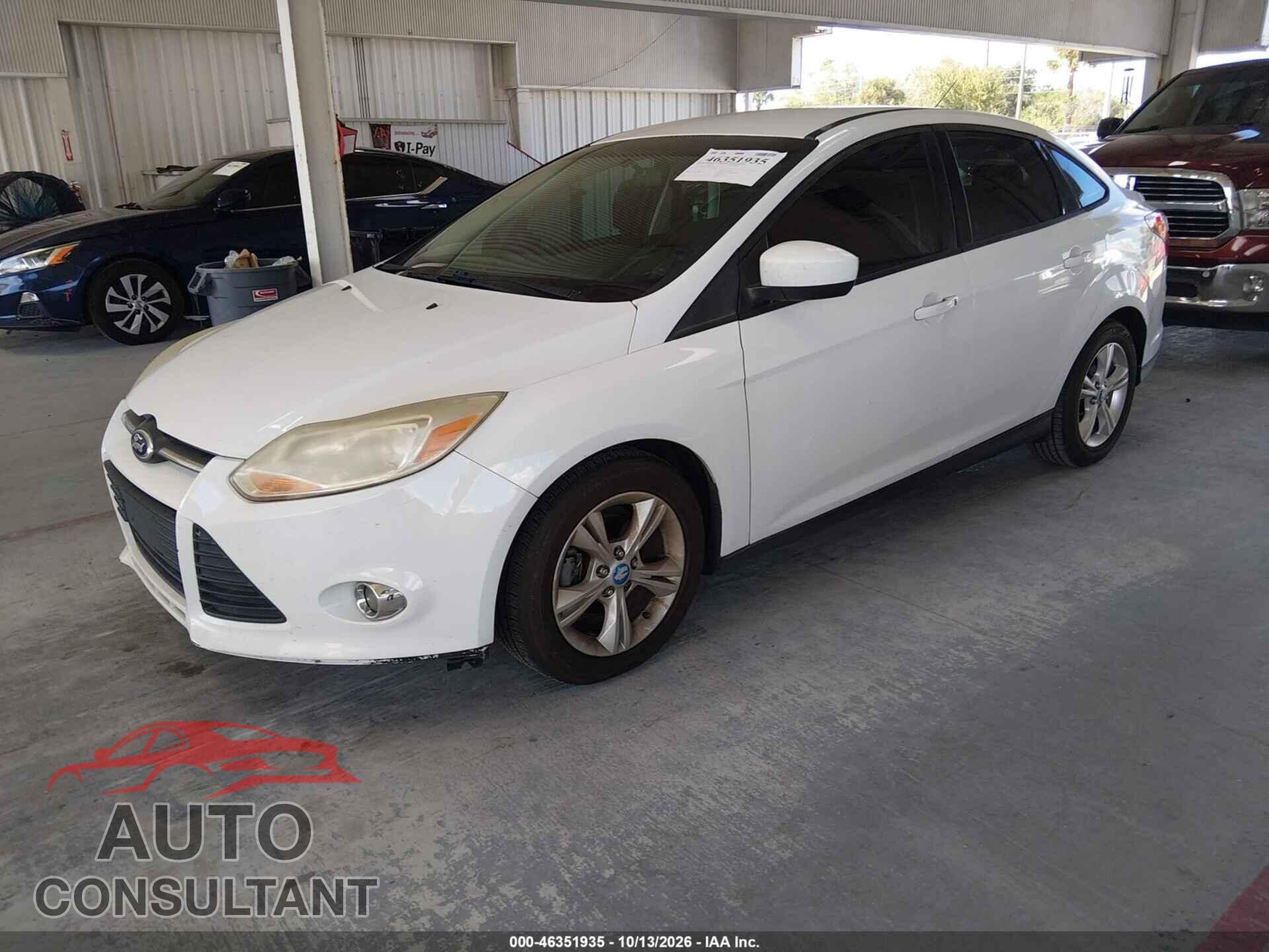 FORD FOCUS 2012 - 1FAHP3F22CL458172