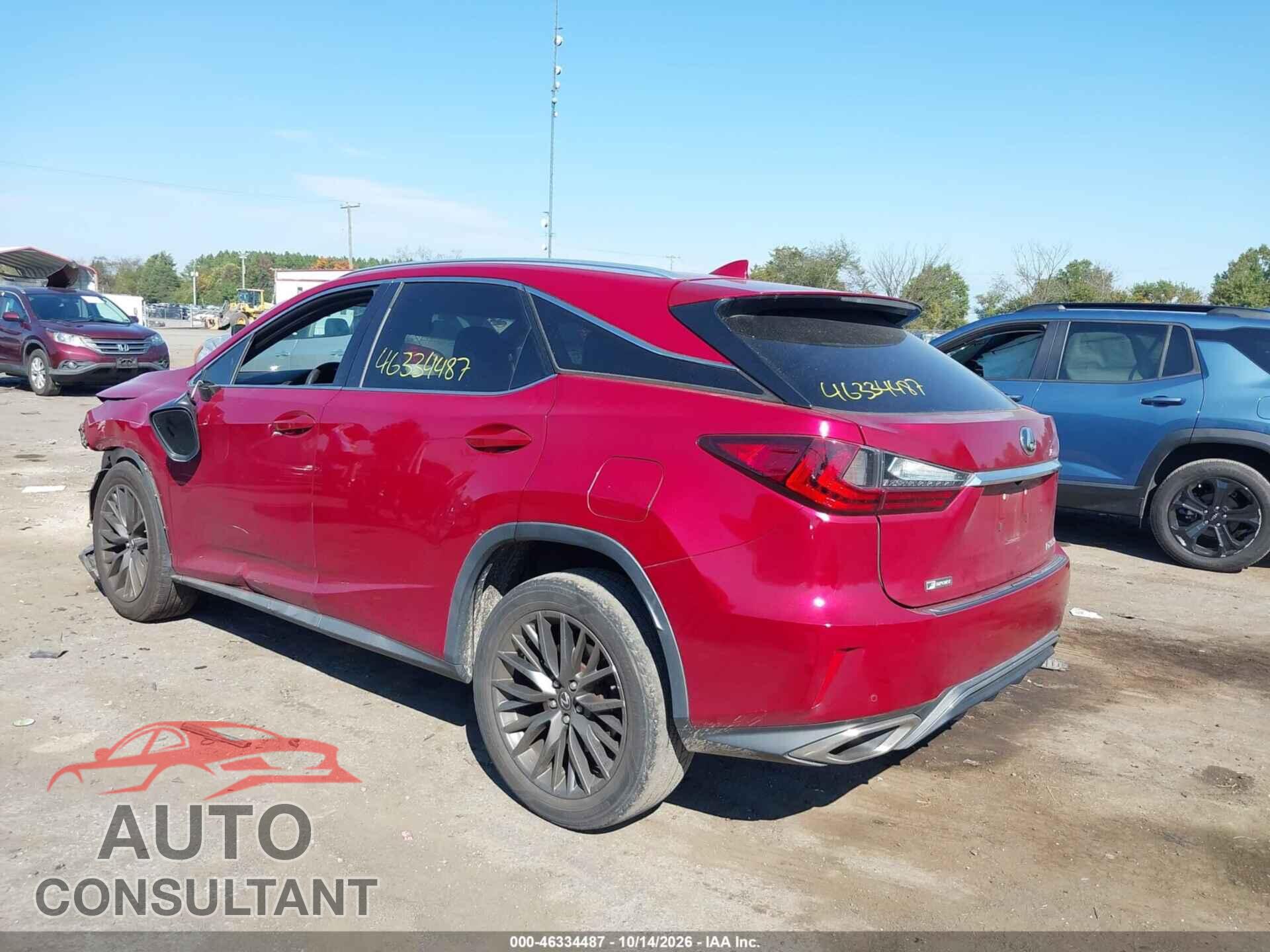 LEXUS RX 350 2017 - 2T2ZZMCA6HC069488