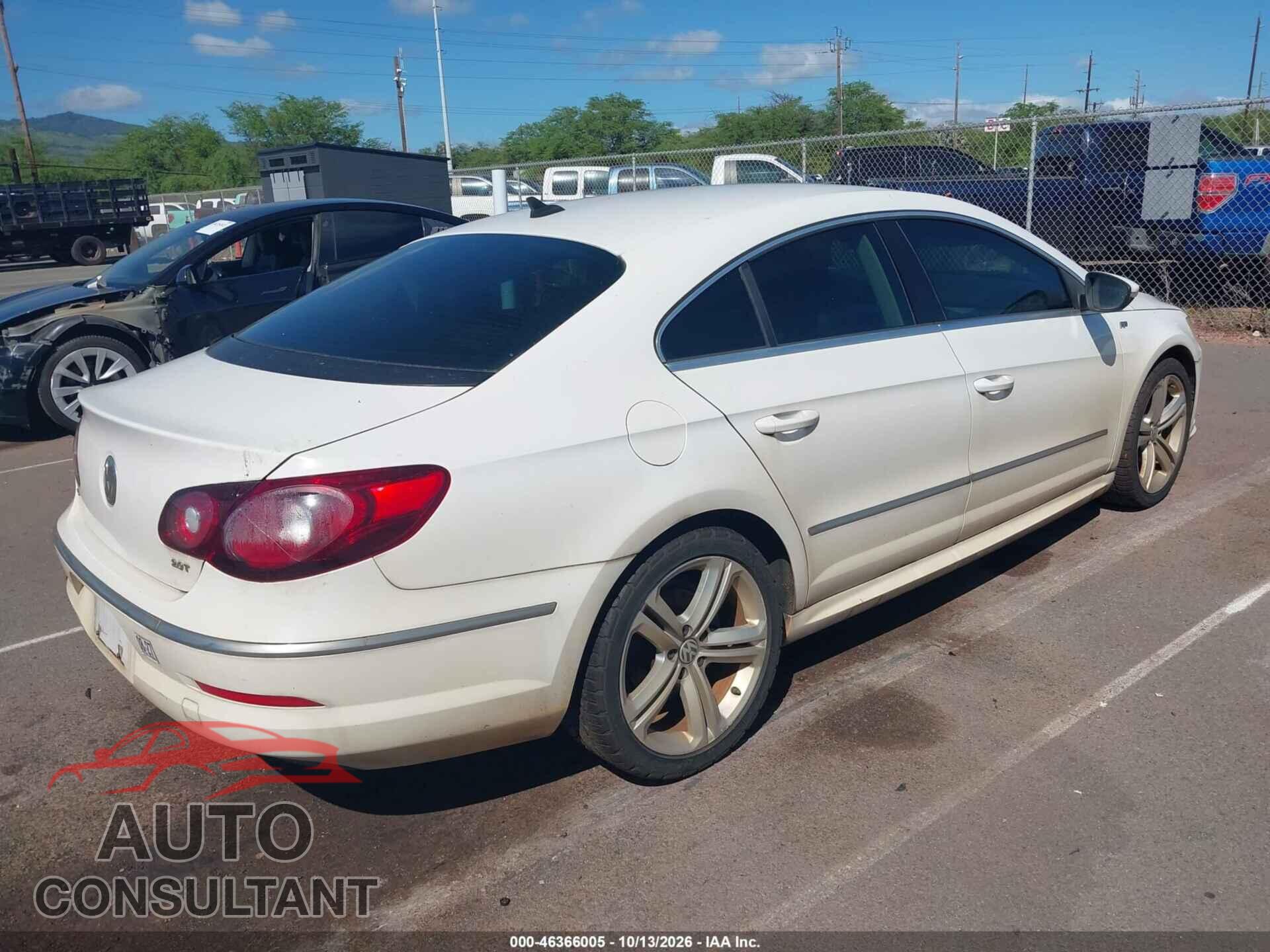 VOLKSWAGEN CC 2012 - WVWMP7AN6CE506486