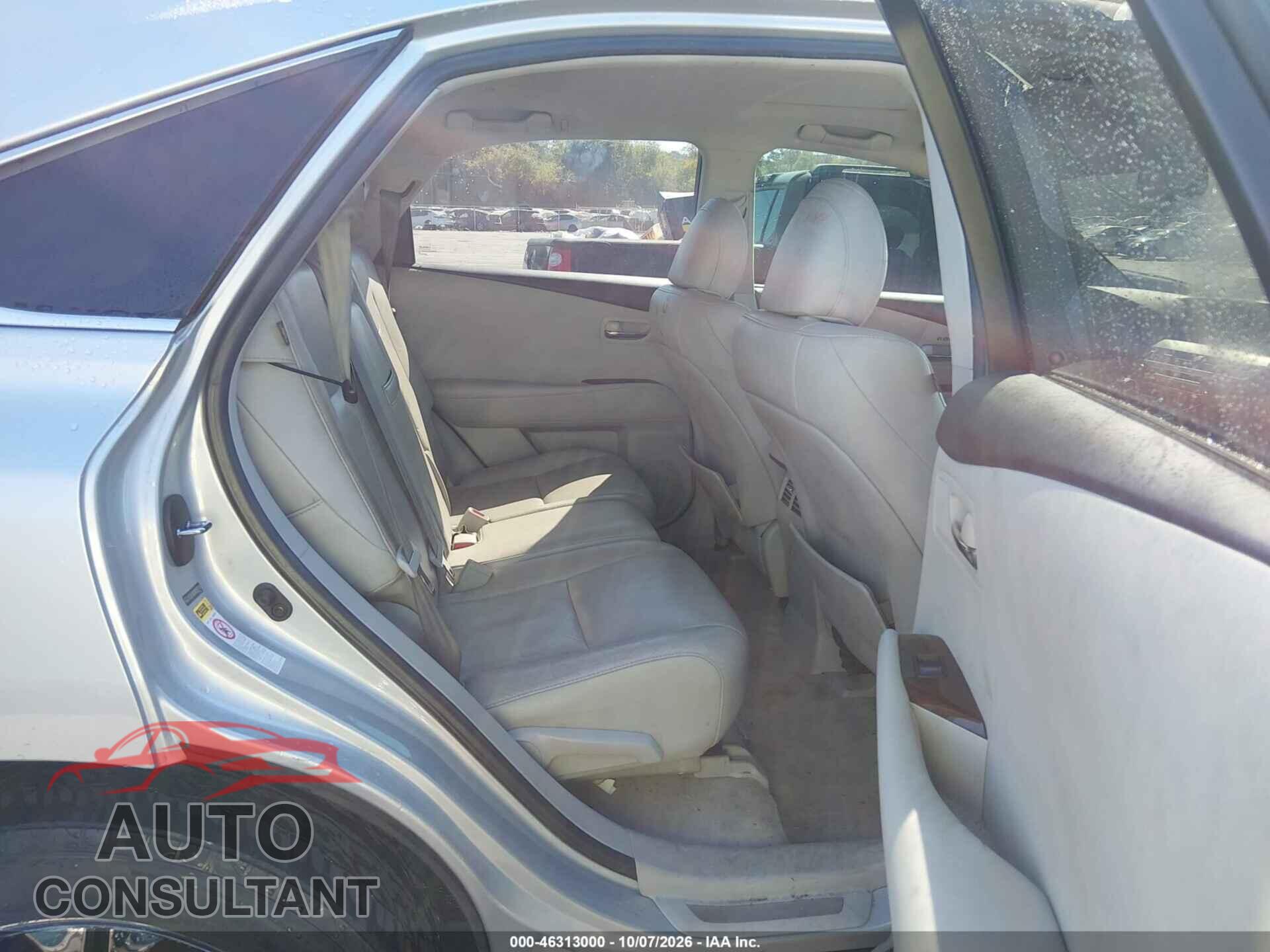 LEXUS RX 350 2011 - 2T2ZK1BA3BC050716