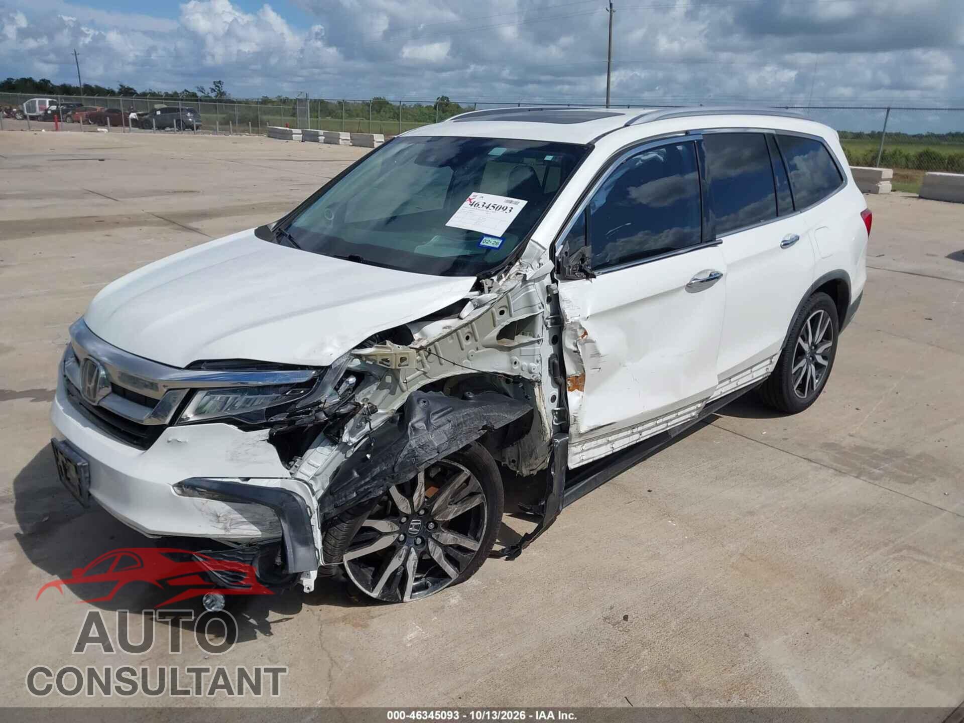 HONDA PILOT 2022 - 5FNYF5H60NB003450