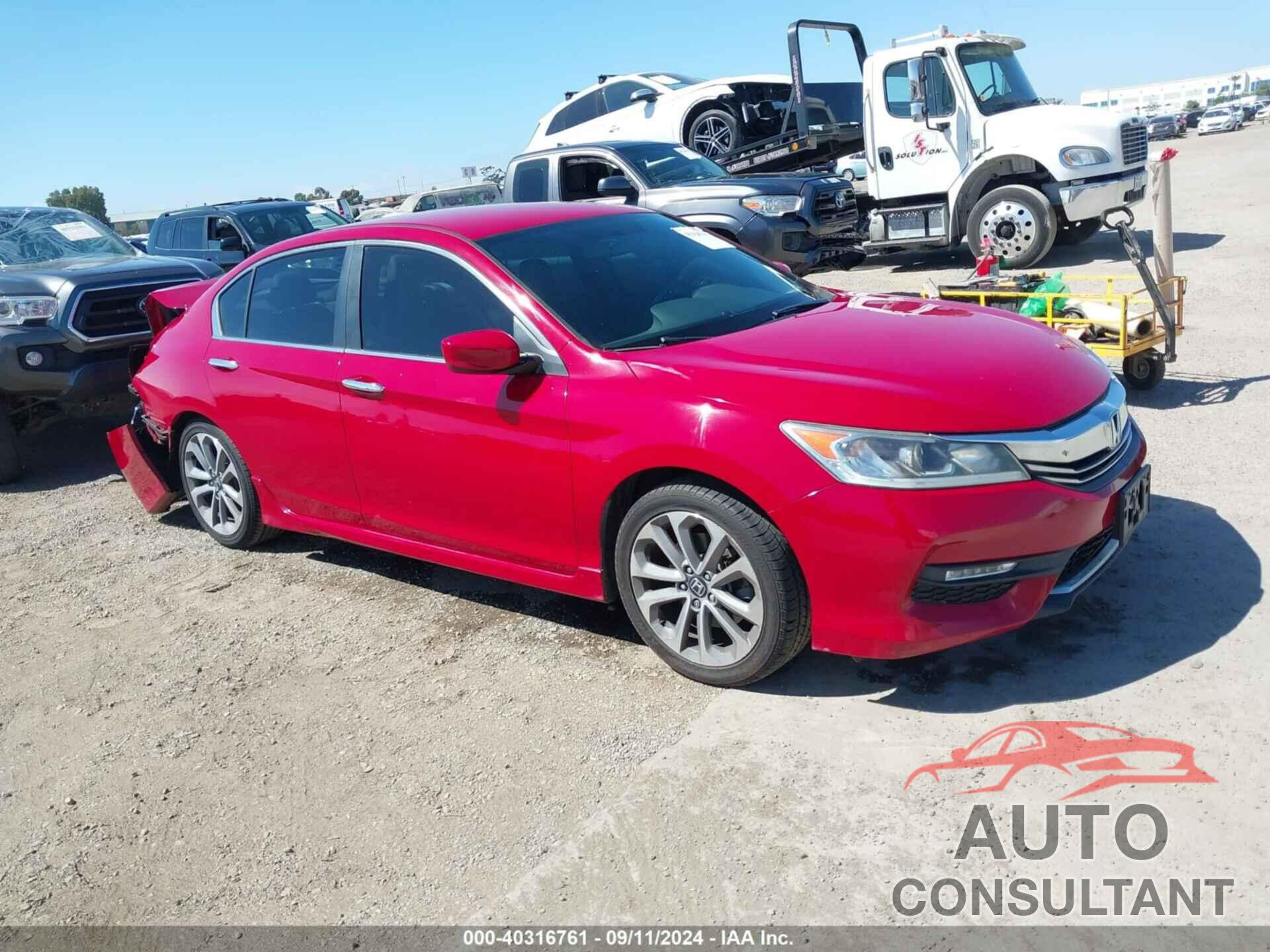 HONDA ACCORD 2017 - 1HGCR2F53HA084016