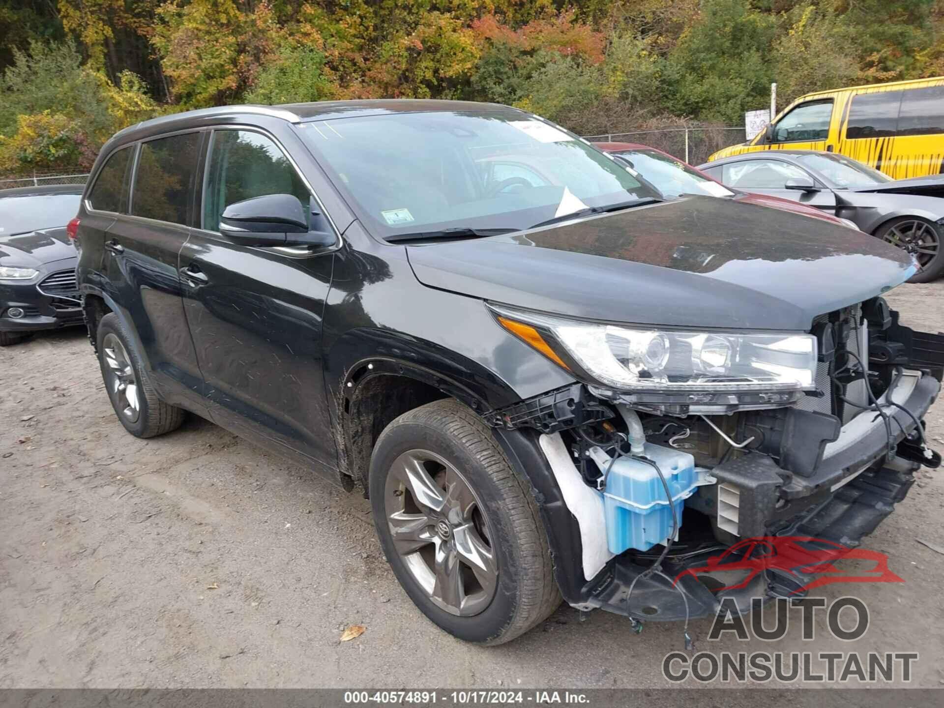 TOYOTA HIGHLANDER 2019 - 5TDDZRFH4KS968515