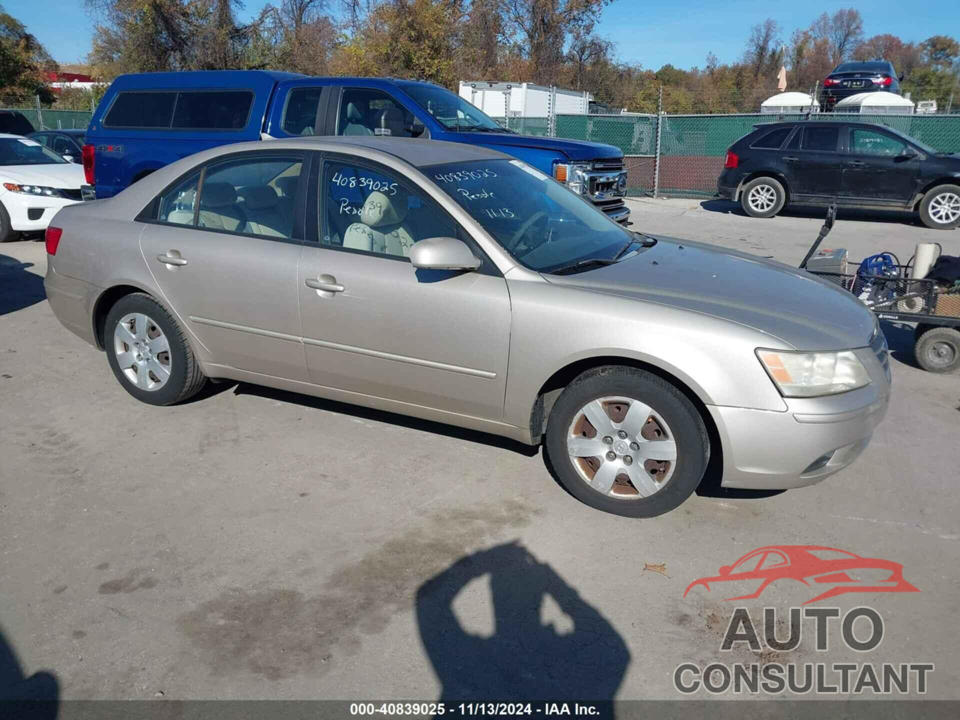 HYUNDAI SONATA 2009 - 5NPET46C69H466523