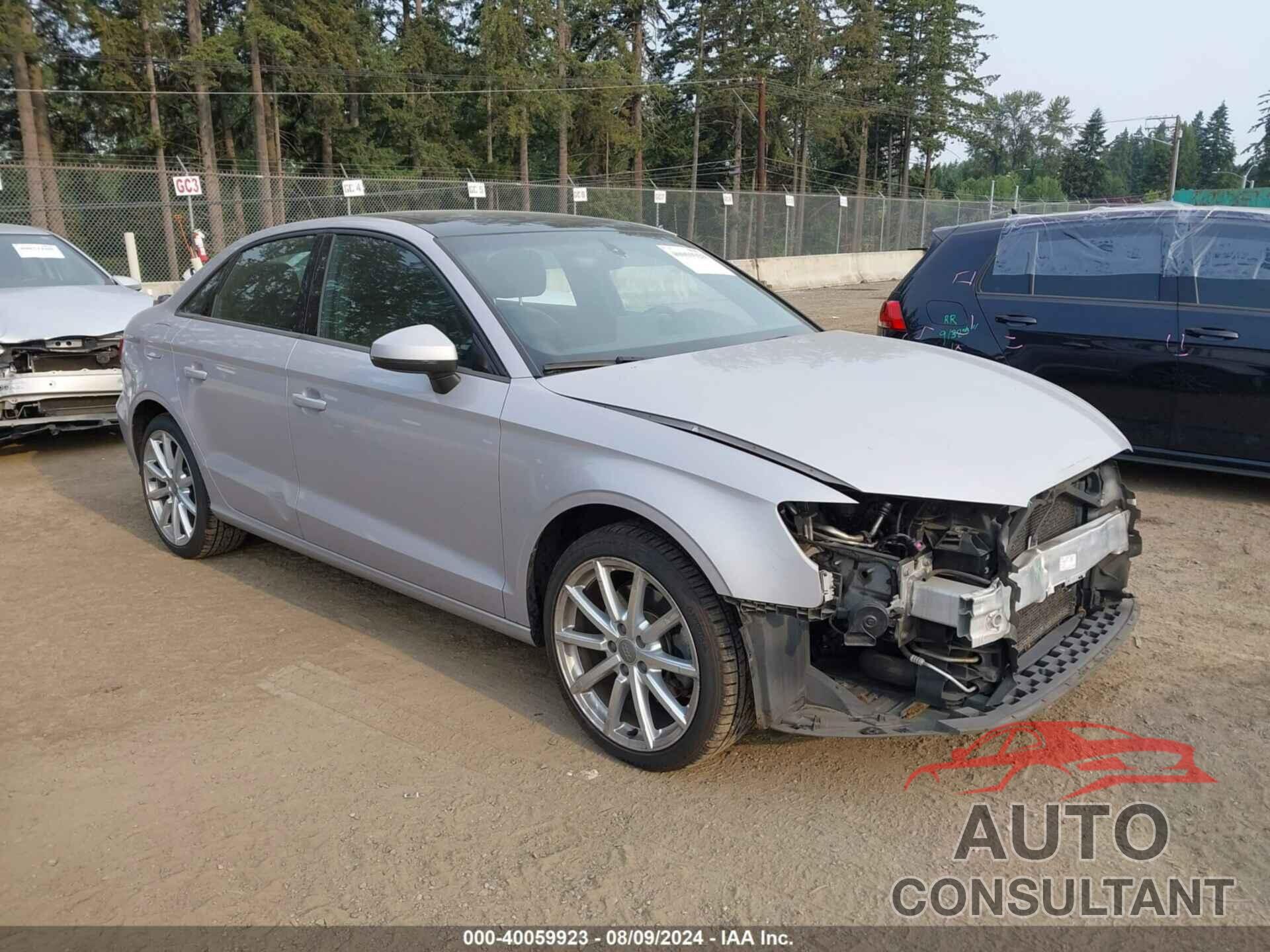 AUDI A3 2016 - WAUB8GFF9G1055991