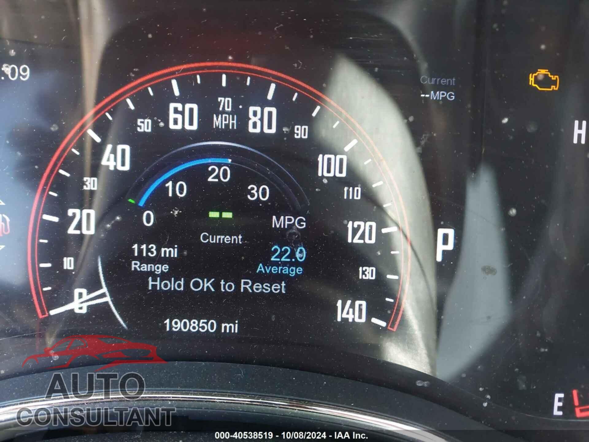 DODGE DURANGO 2014 - 1C4RDJDG4EC522385