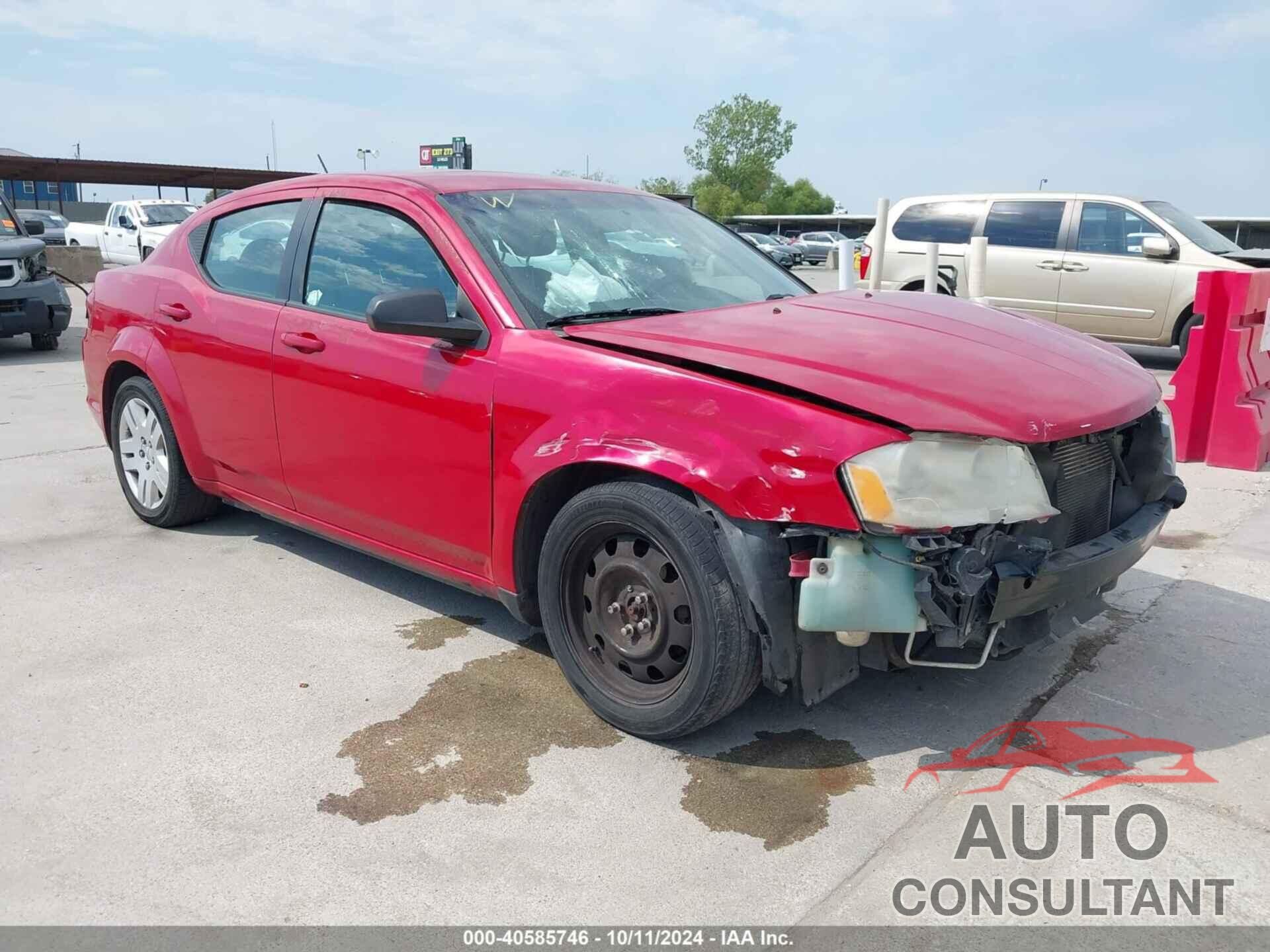 DODGE AVENGER 2014 - 1C3CDZAB0EN228620