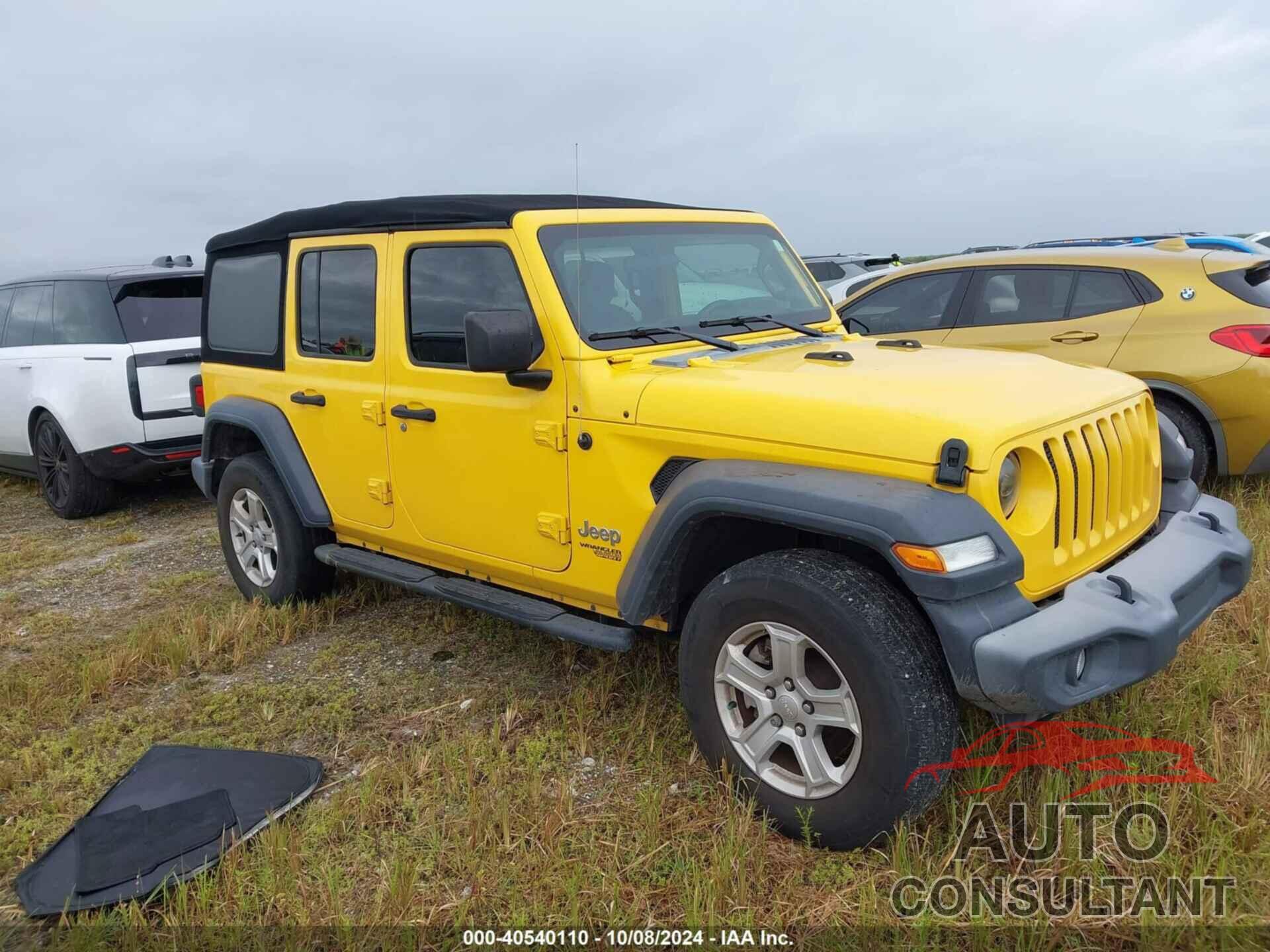 JEEP WRANGLER UNLIMITED 2021 - 1C4HJXDN3MW532201
