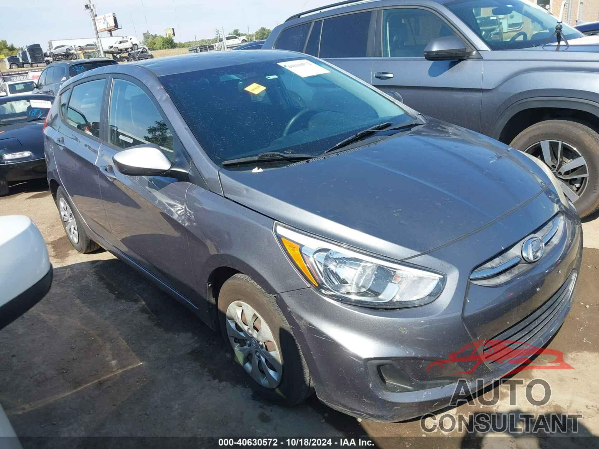 HYUNDAI ACCENT 2016 - KMHCT5AEXGU256818