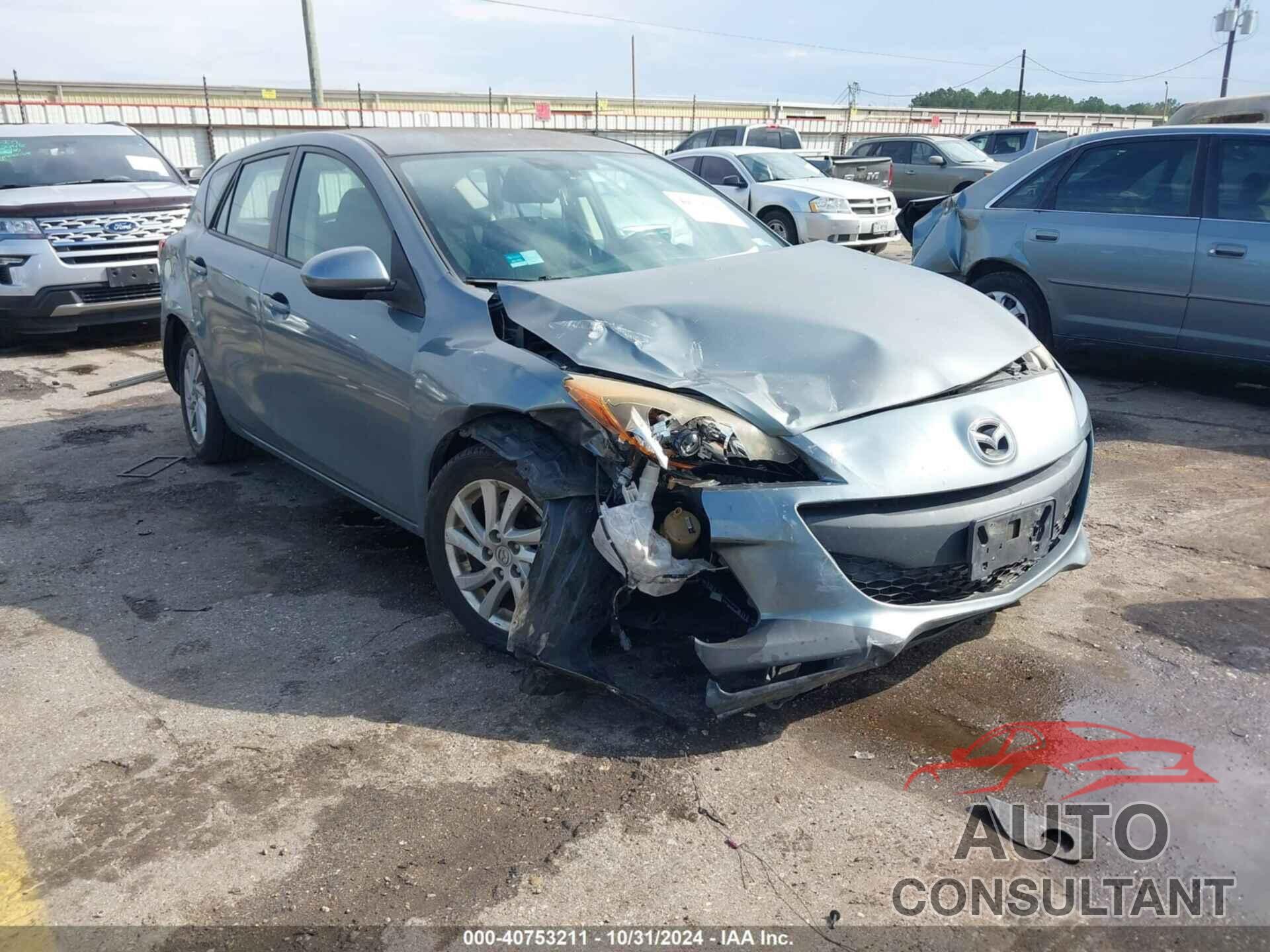 MAZDA MAZDA3 2012 - JM1BL1L73C1605286