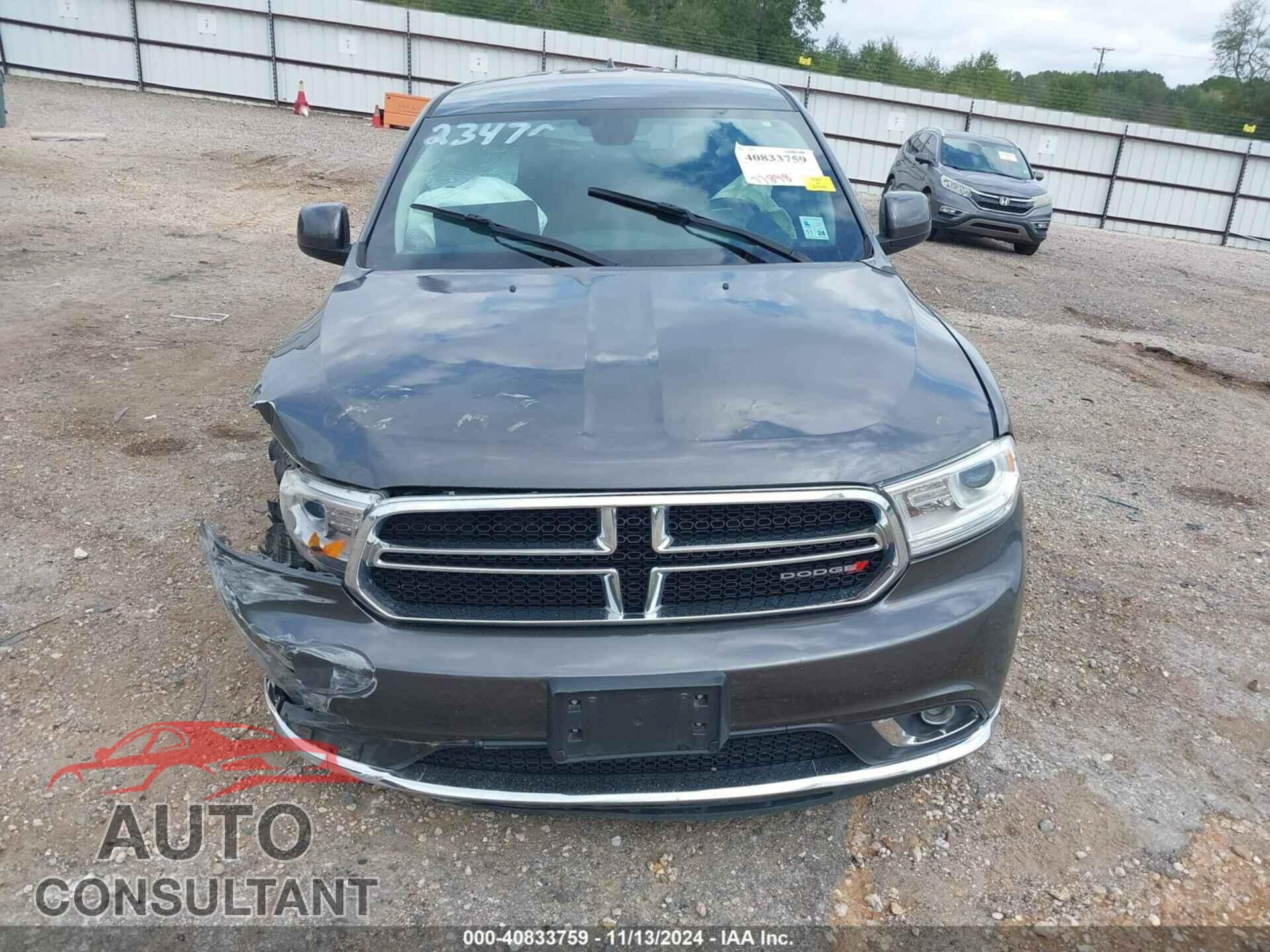 DODGE DURANGO 2017 - 1C4RDHAG0HC950651