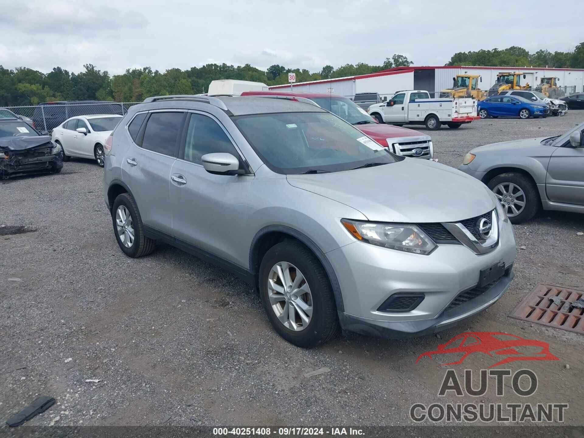 NISSAN ROGUE 2016 - KNMAT2MV1GP726979