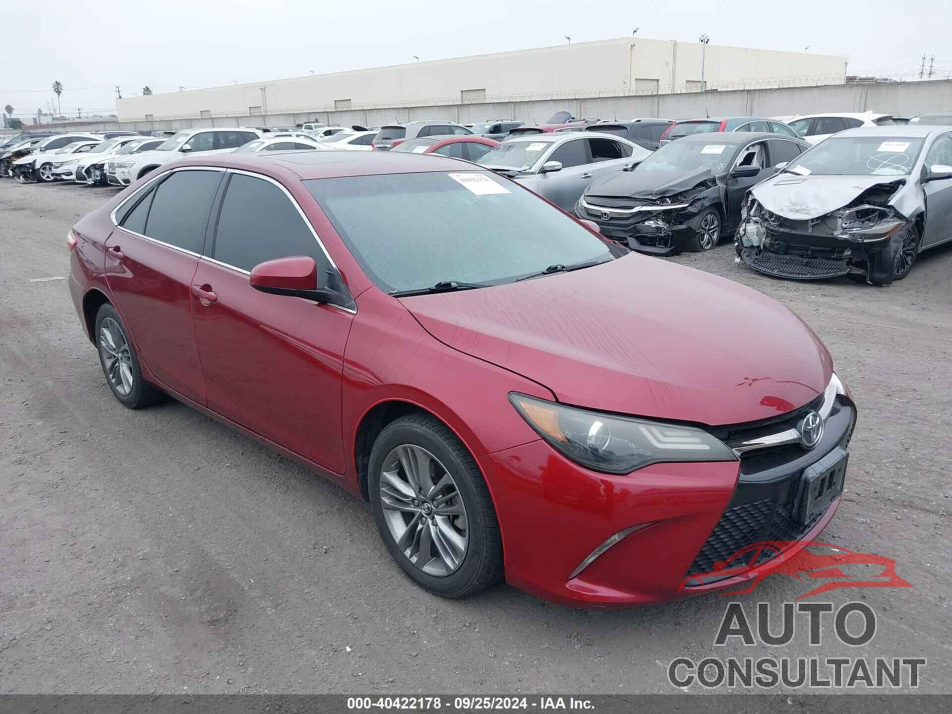 TOYOTA CAMRY 2016 - 4T1BF1FK0GU576305