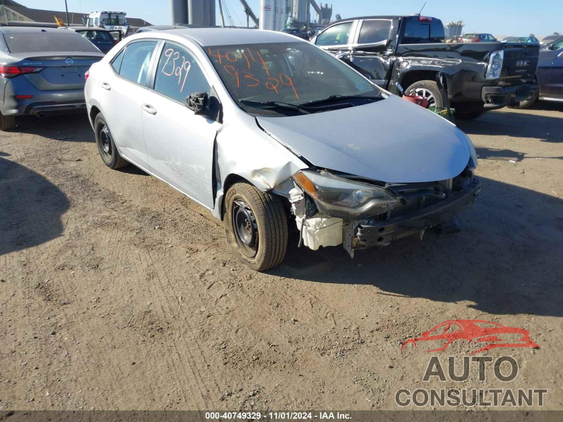 TOYOTA COROLLA 2016 - 2T1BURHE0GC600647