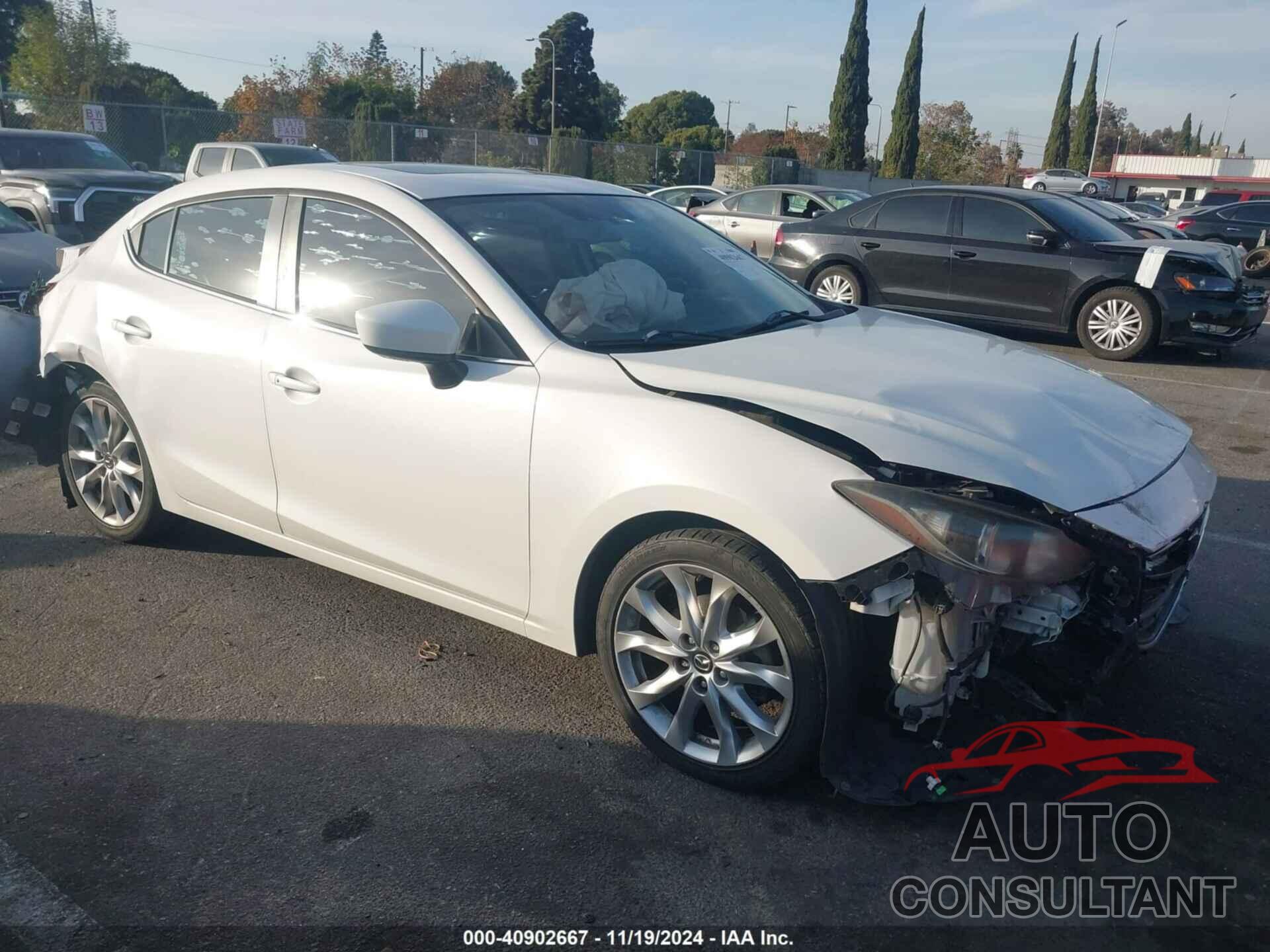 MAZDA MAZDA3 2016 - JM1BM1W31G1278026