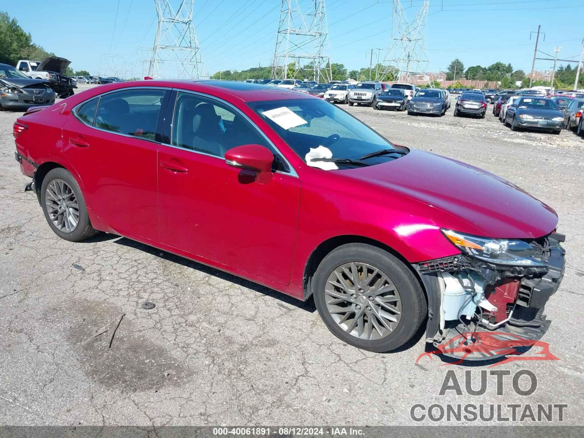 LEXUS ES 350 2018 - 58ABK1GG2JU107528