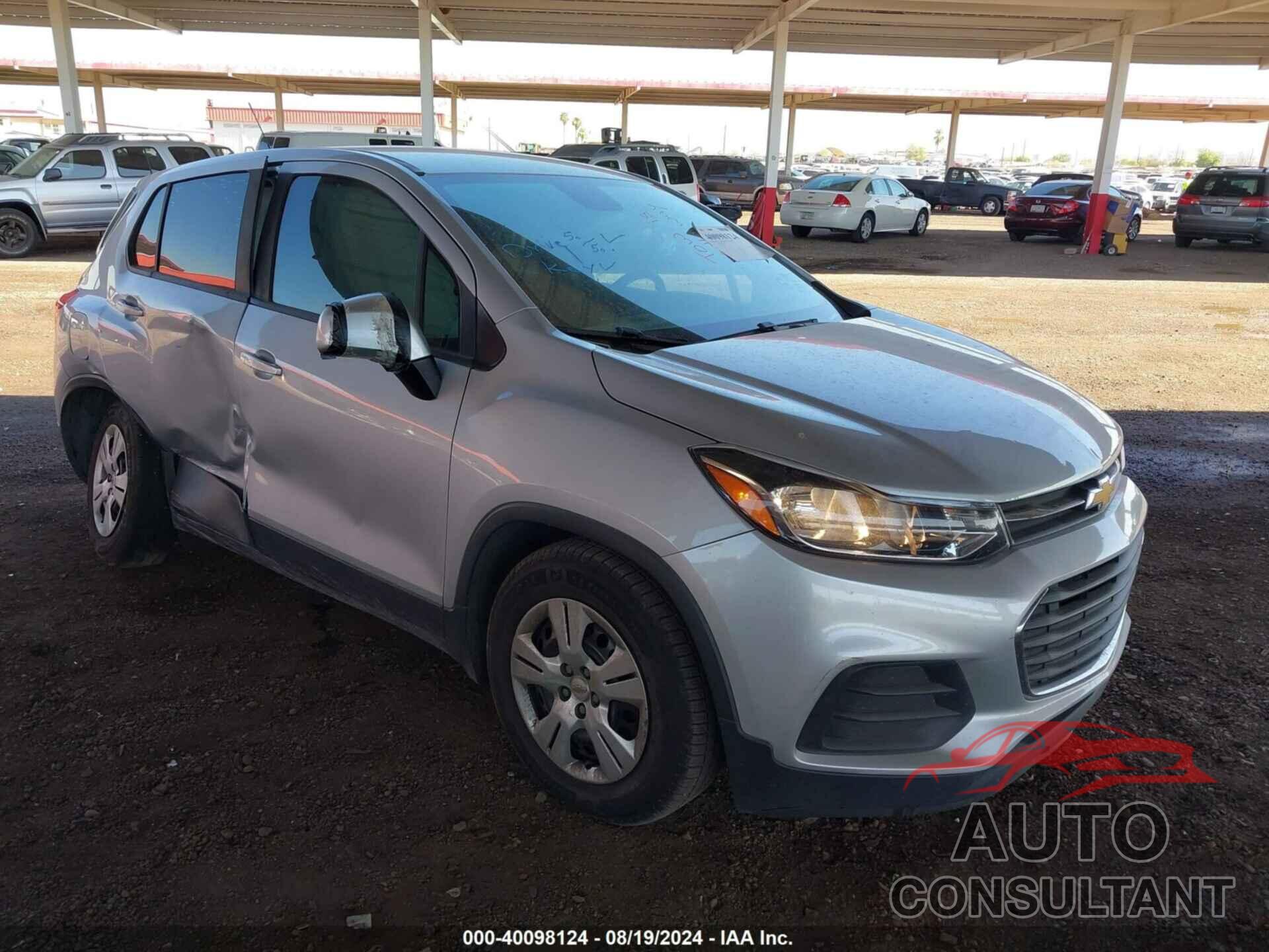 CHEVROLET TRAX 2018 - 3GNCJKSB5JL348604