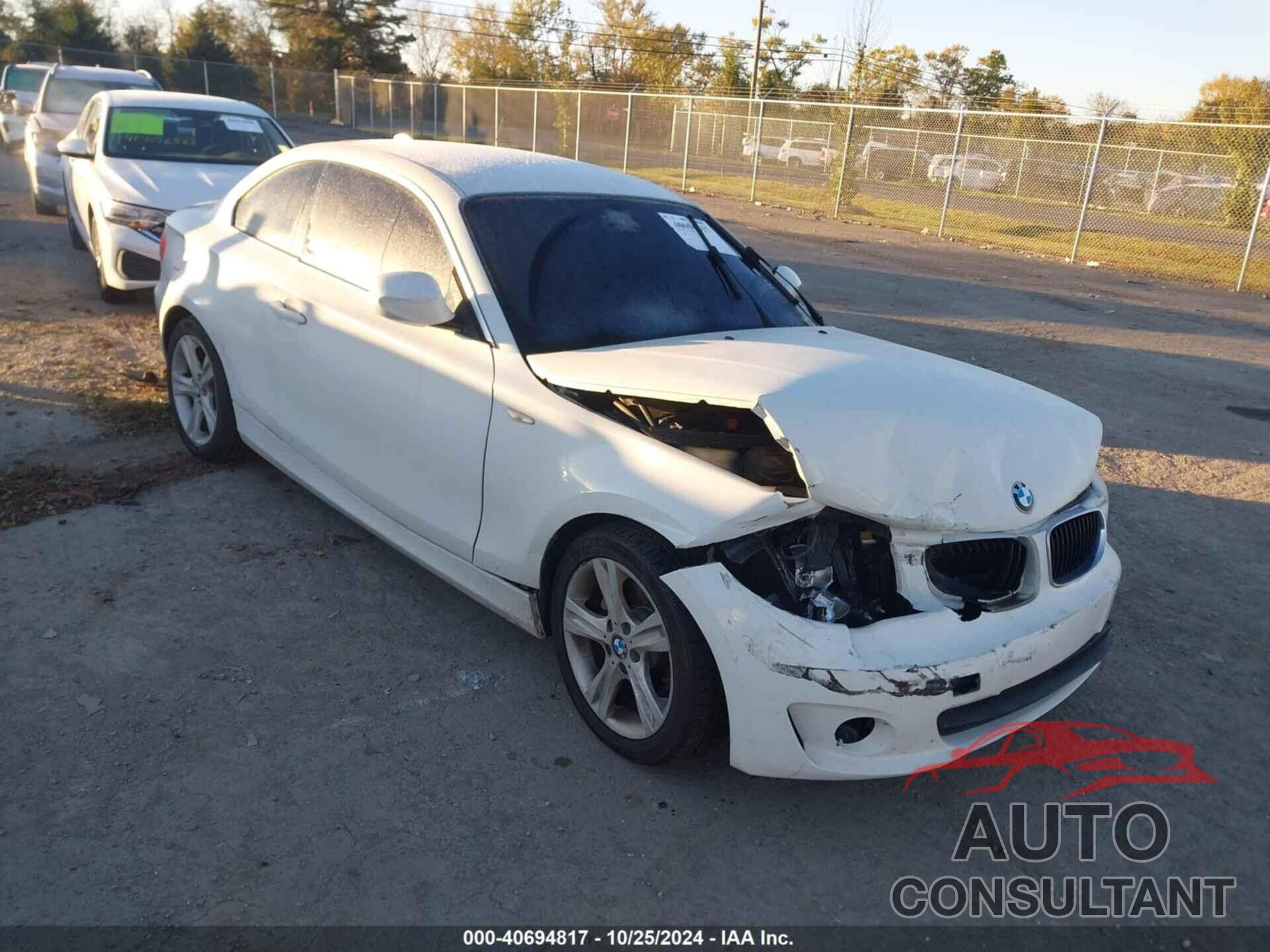 BMW 128I 2012 - WBAUP7C58CVP22933