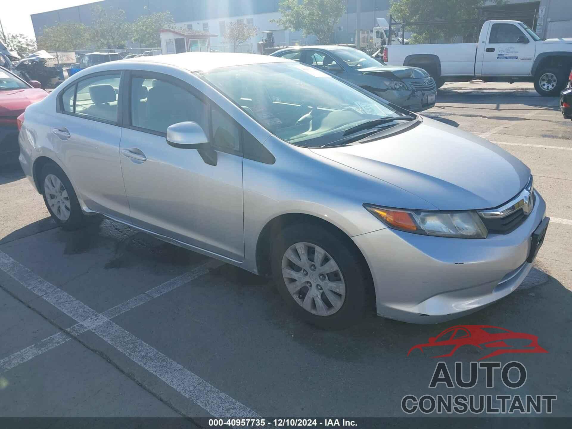 HONDA CIVIC 2012 - JHMFB2F55CS004944