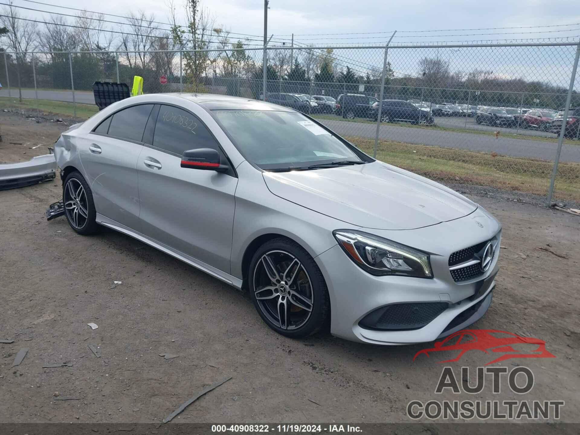 MERCEDES-BENZ CLA 250 2018 - WDDSJ4GB8JN550755