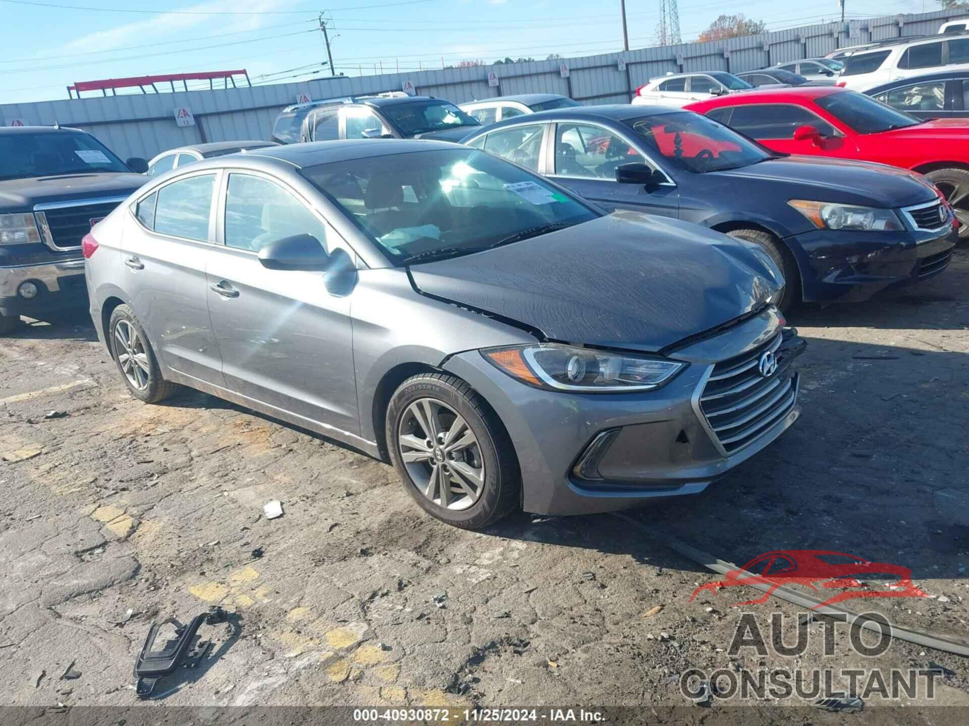 HYUNDAI ELANTRA 2018 - 5NPD84LF7JH389290