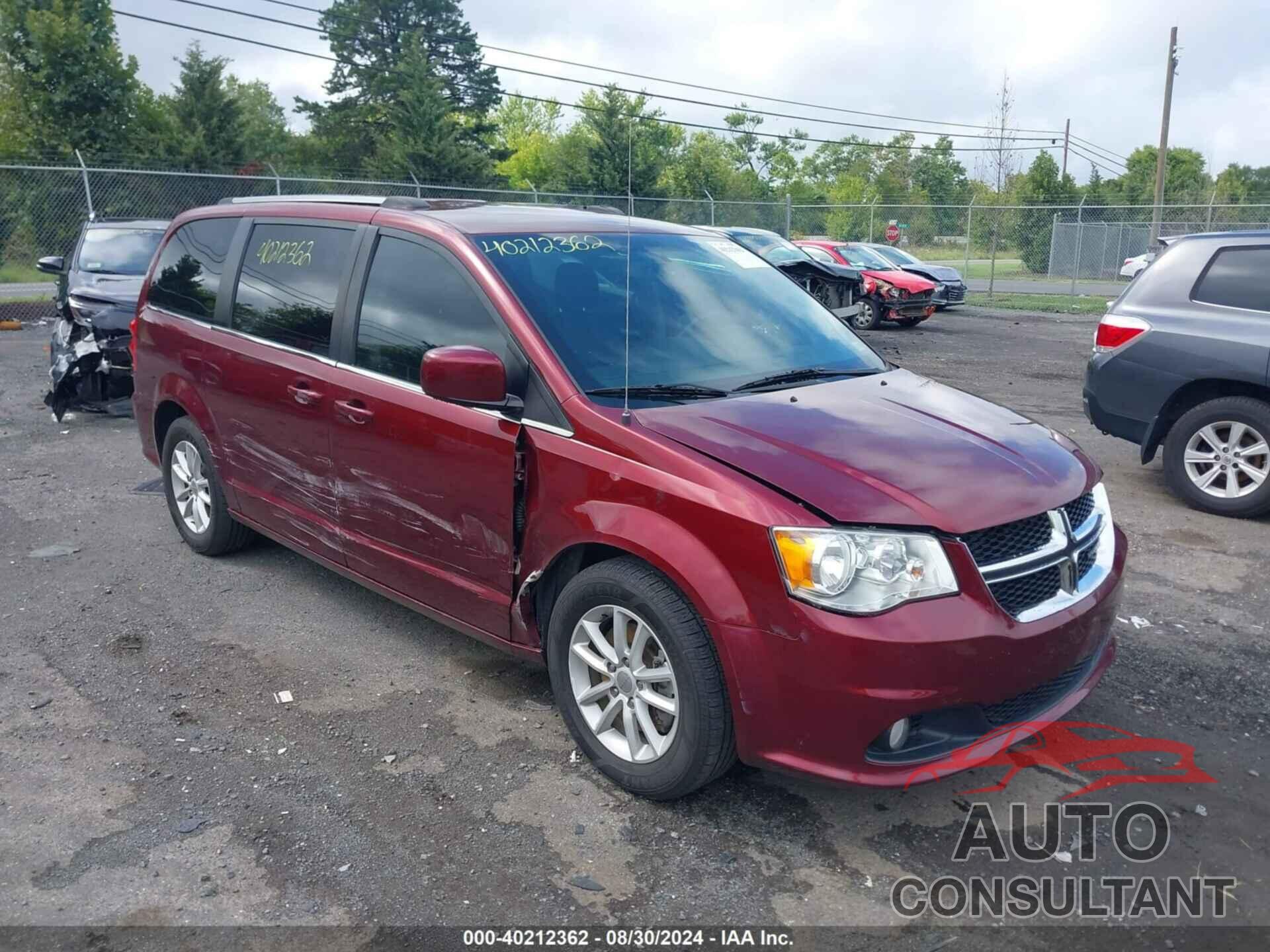 DODGE GRAND CARAVAN 2018 - 2C4RDGCG1JR206724