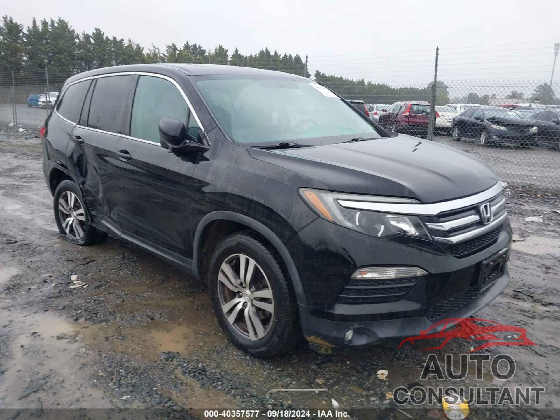 HONDA PILOT 2017 - 5FNYF5H54HB023874