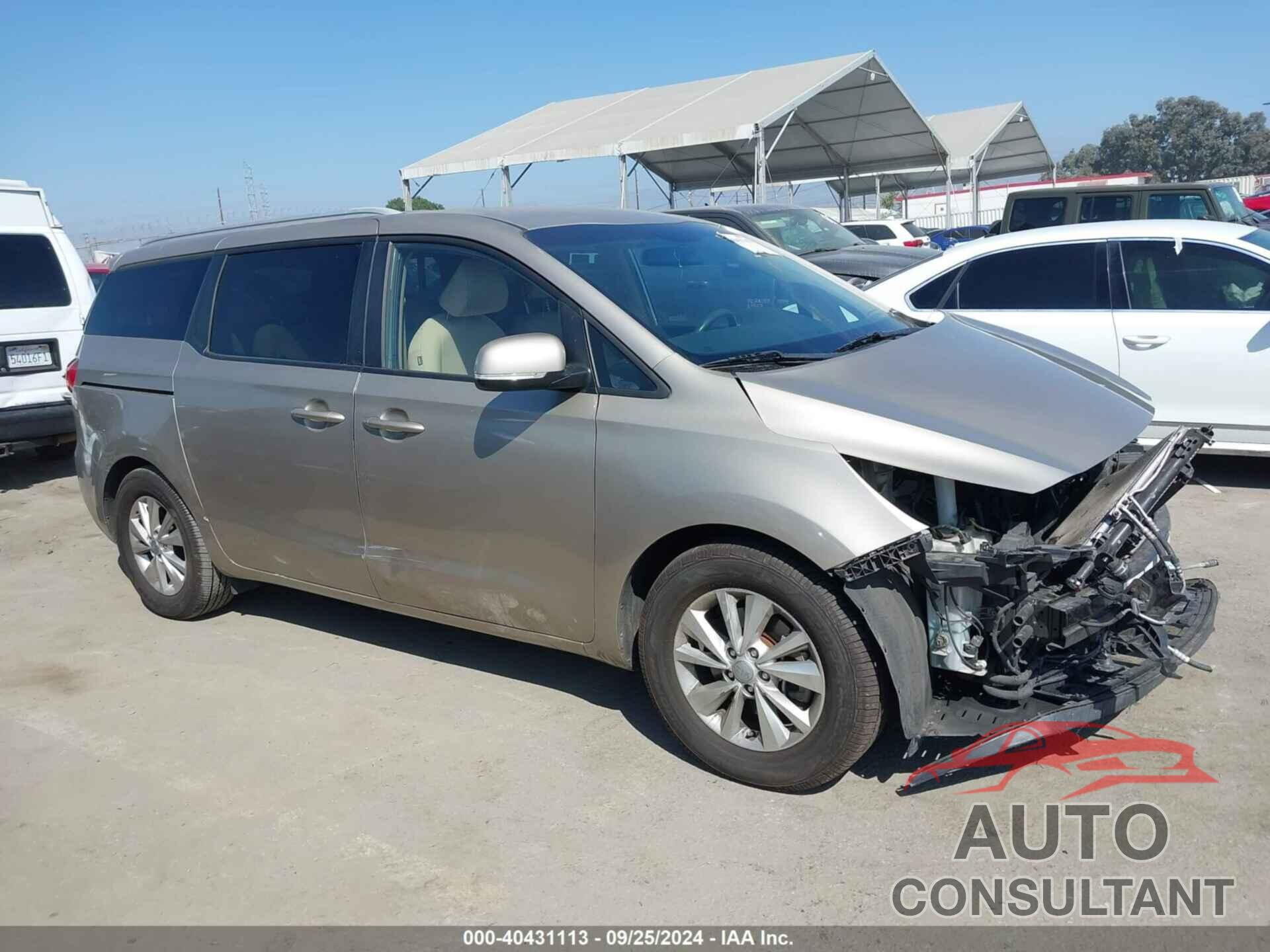 KIA SEDONA 2016 - KNDMB5C1XG6149150