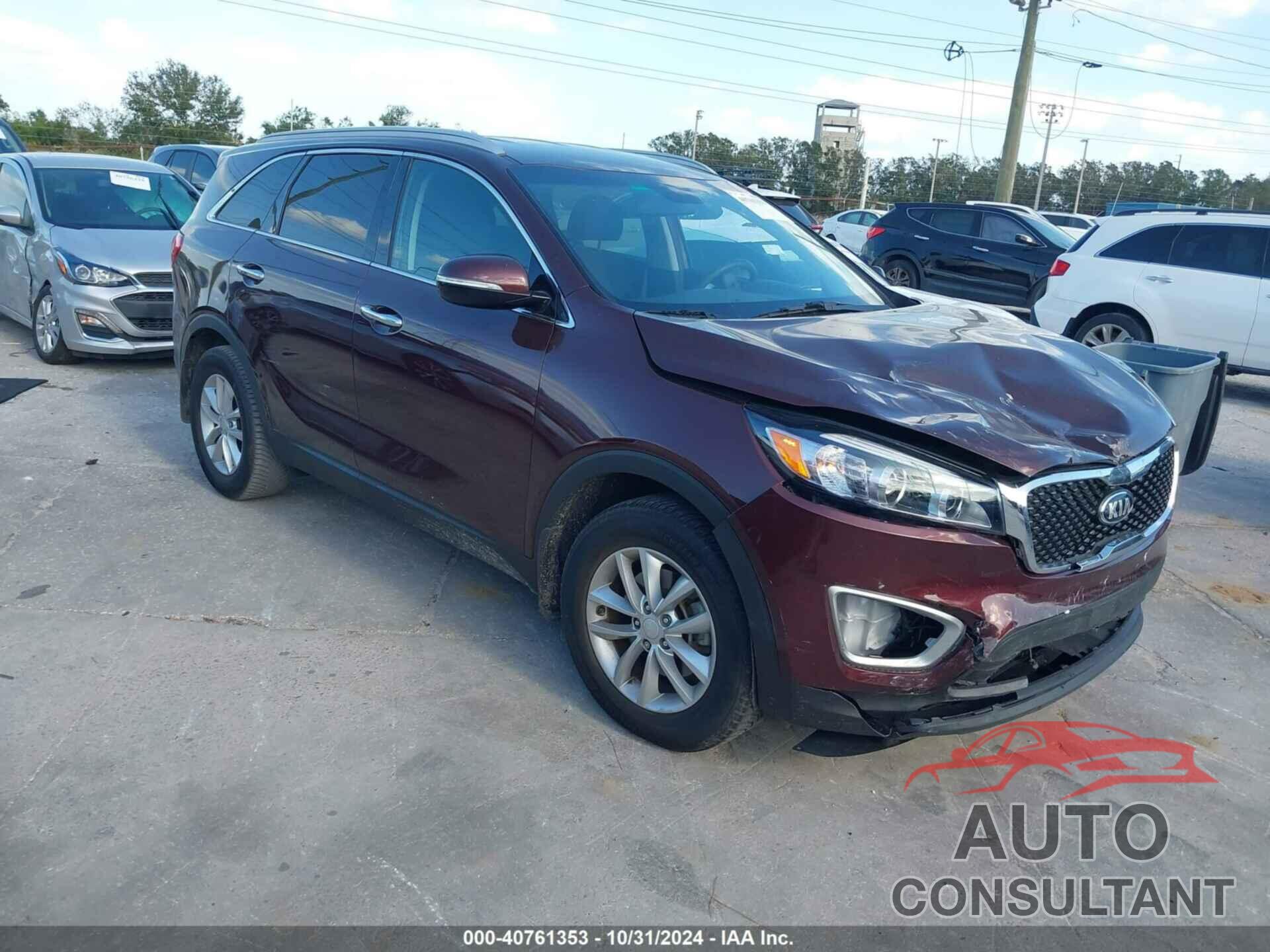 KIA SORENTO 2018 - 5XYPG4A36JG339769