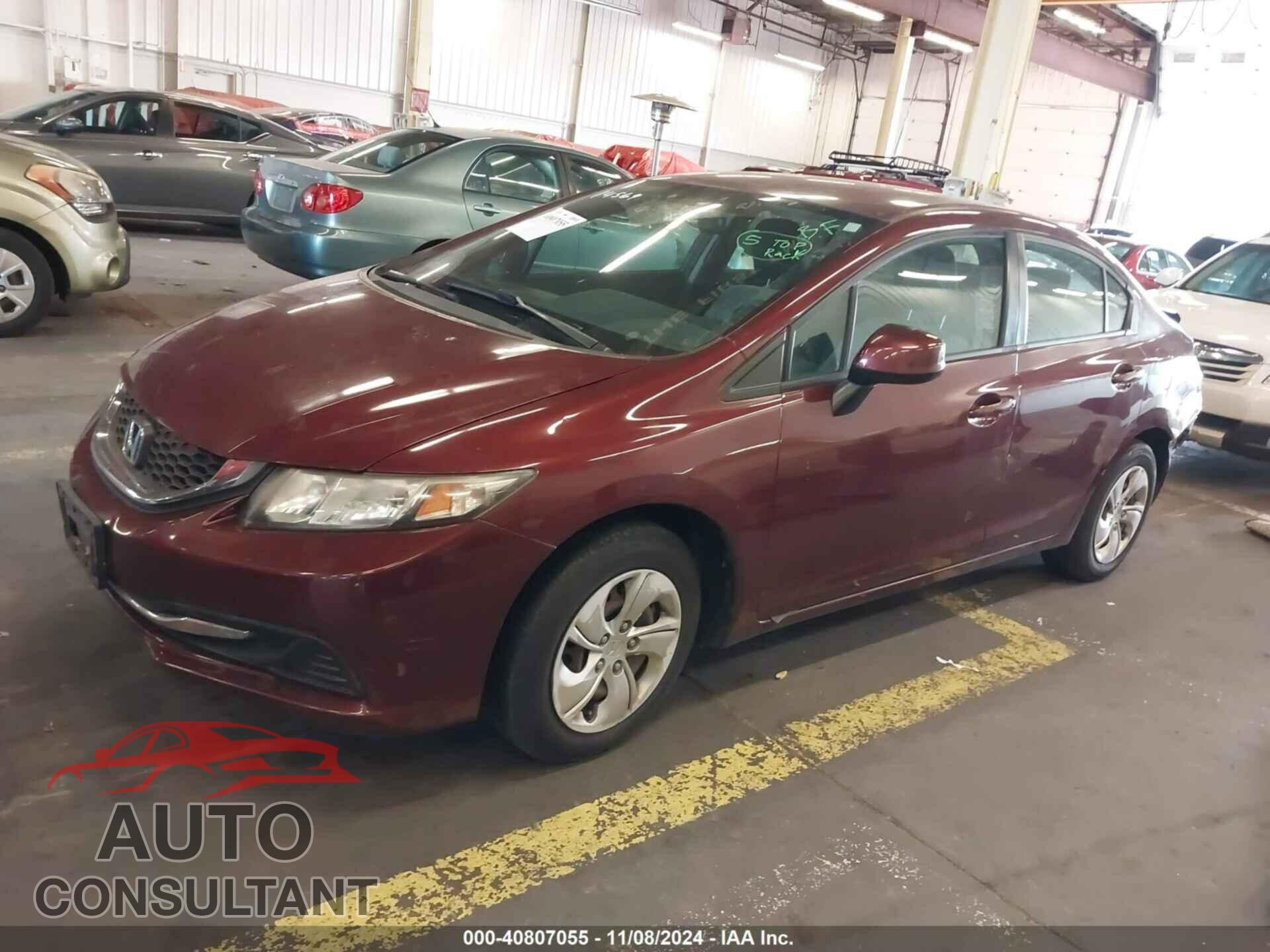 HONDA CIVIC 2013 - 2HGFB2F54DH573750