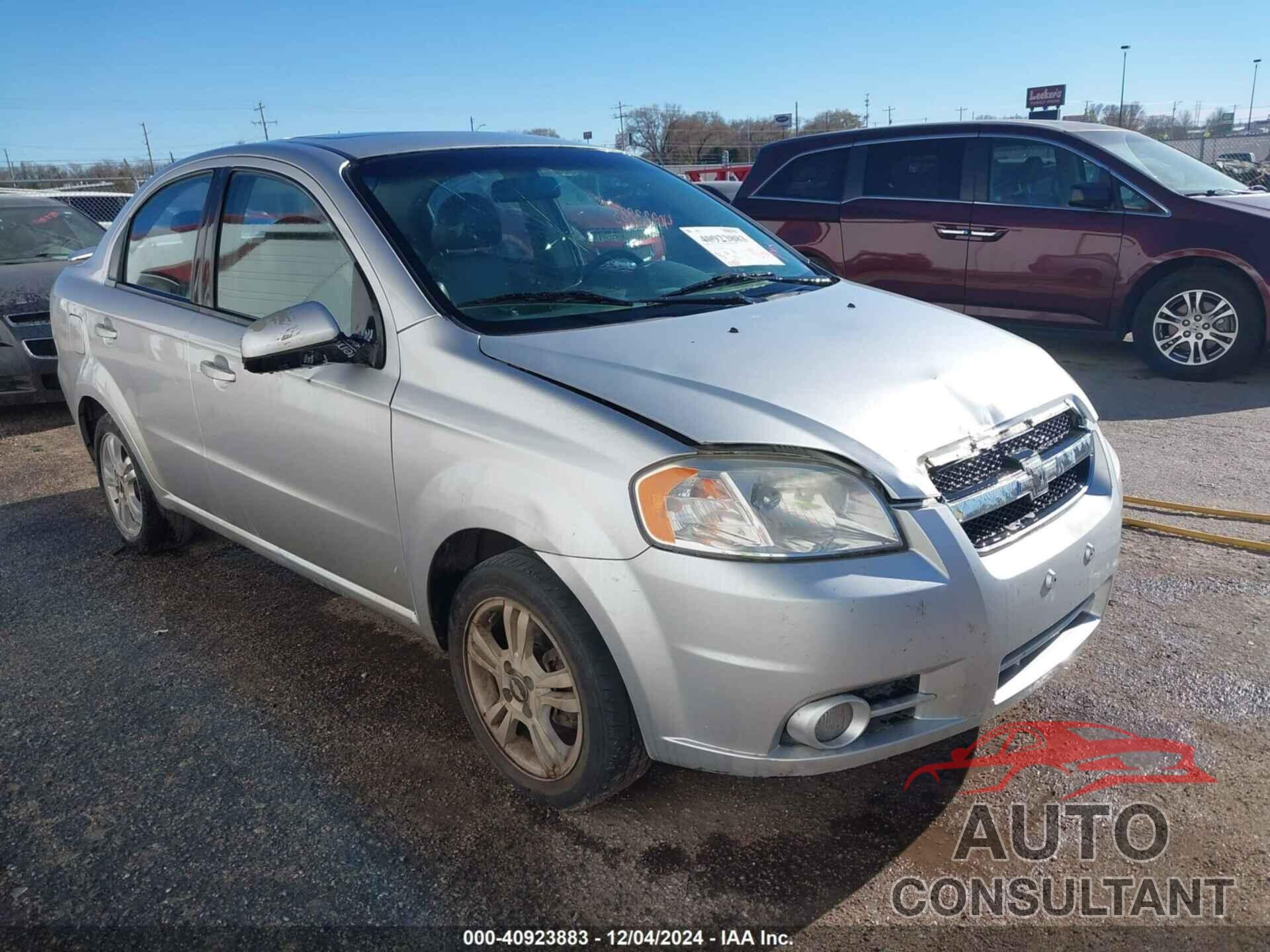 CHEVROLET AVEO 2011 - KL1TG5DE8BB219413