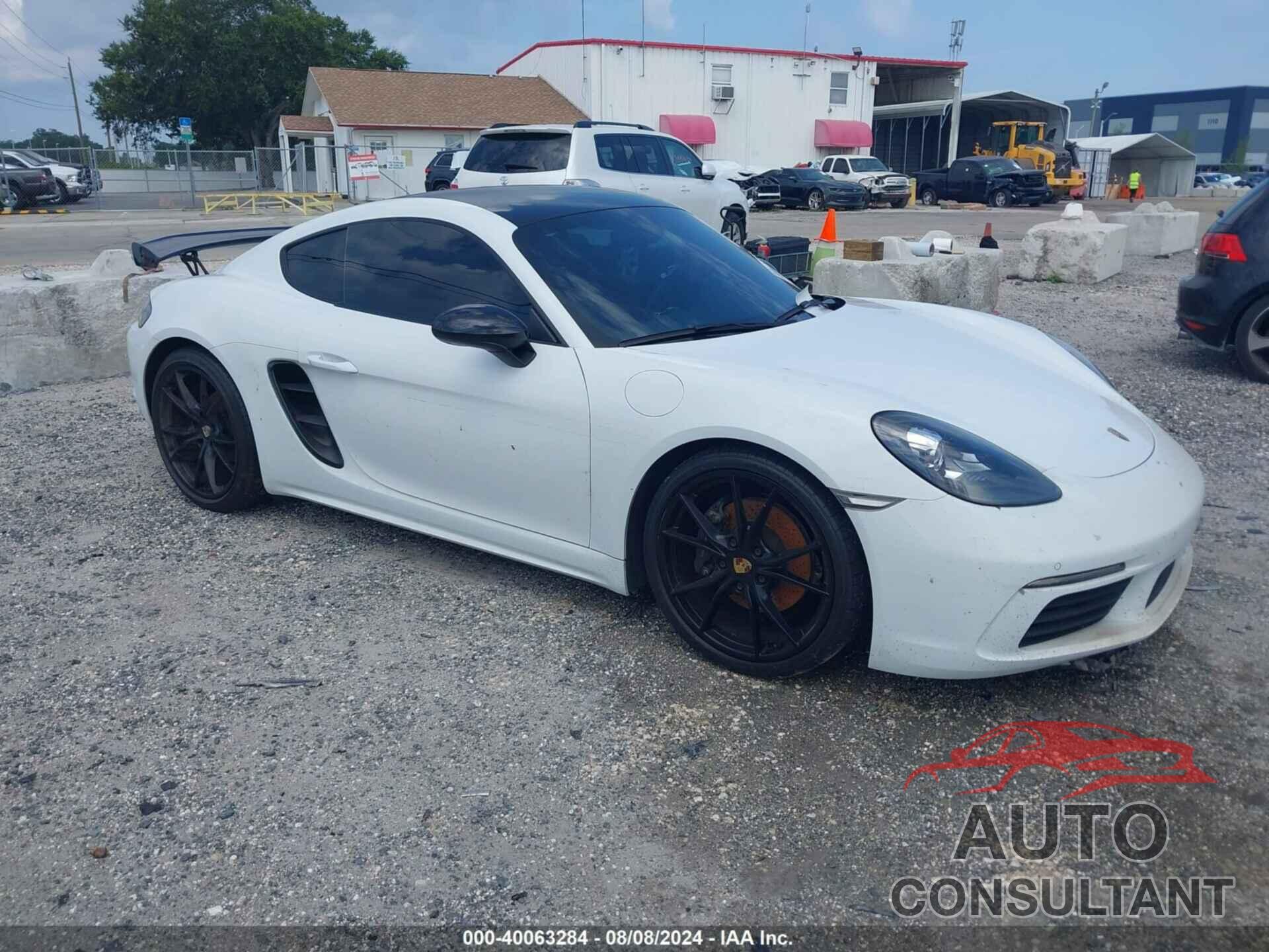 PORSCHE 718 CAYMAN 2019 - WP0AA2A84KS261446