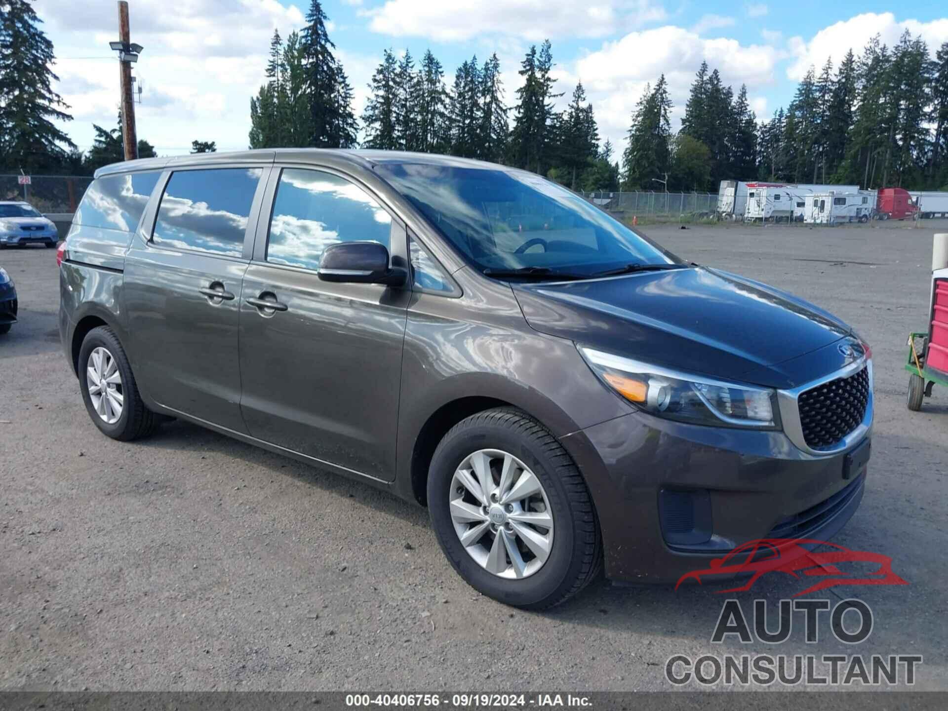 KIA SEDONA 2017 - KNDMB5C12H6243878