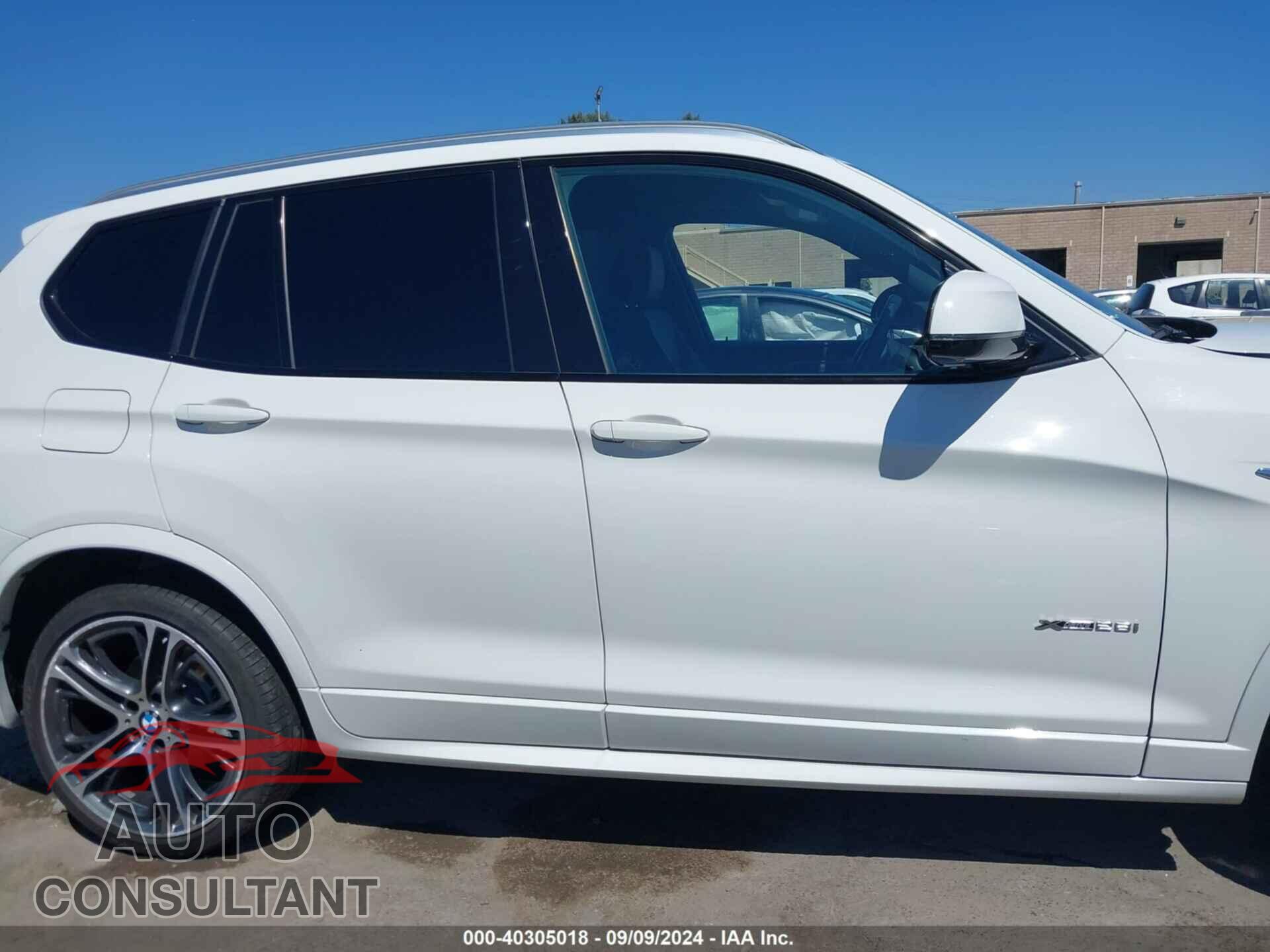 BMW X3 2016 - 5UXWX9C55G0D82913