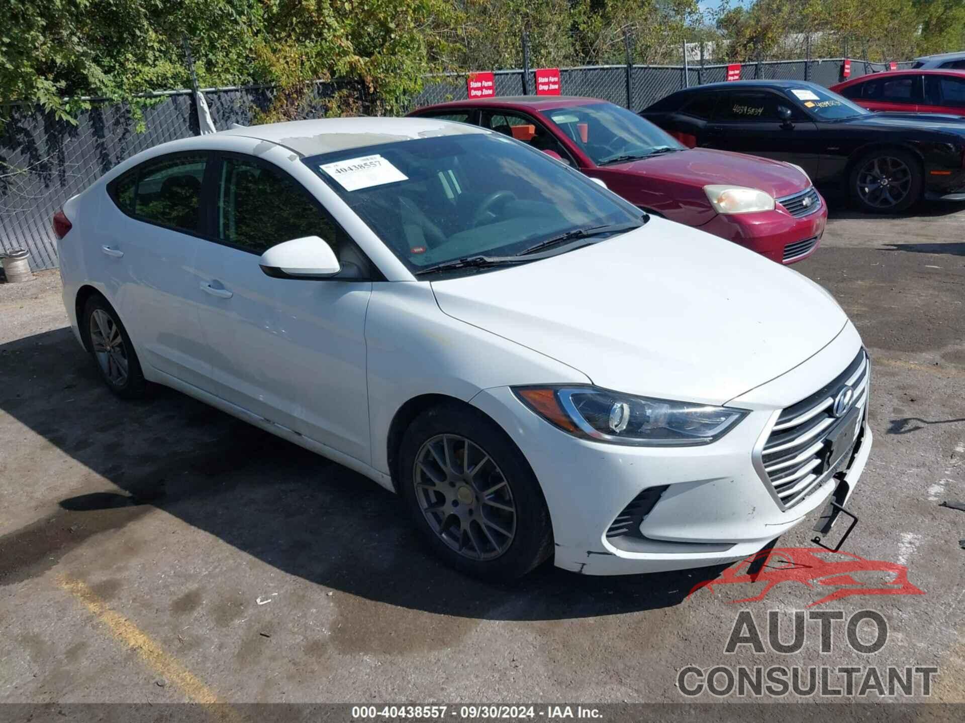 HYUNDAI ELANTRA 2018 - 5NPD84LF4JH270225