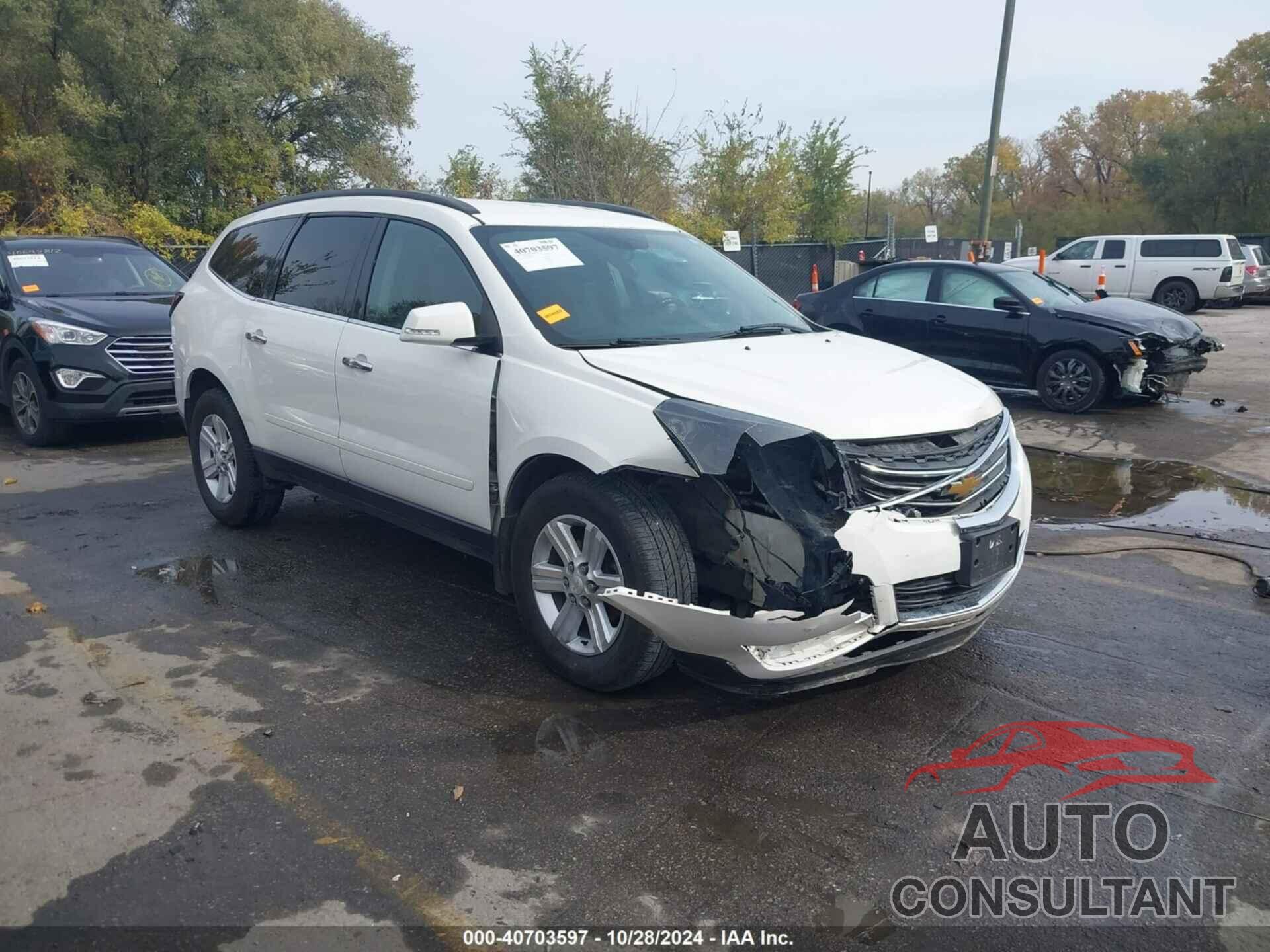 CHEVROLET TRAVERSE 2014 - 1GNKVHKD7EJ106687