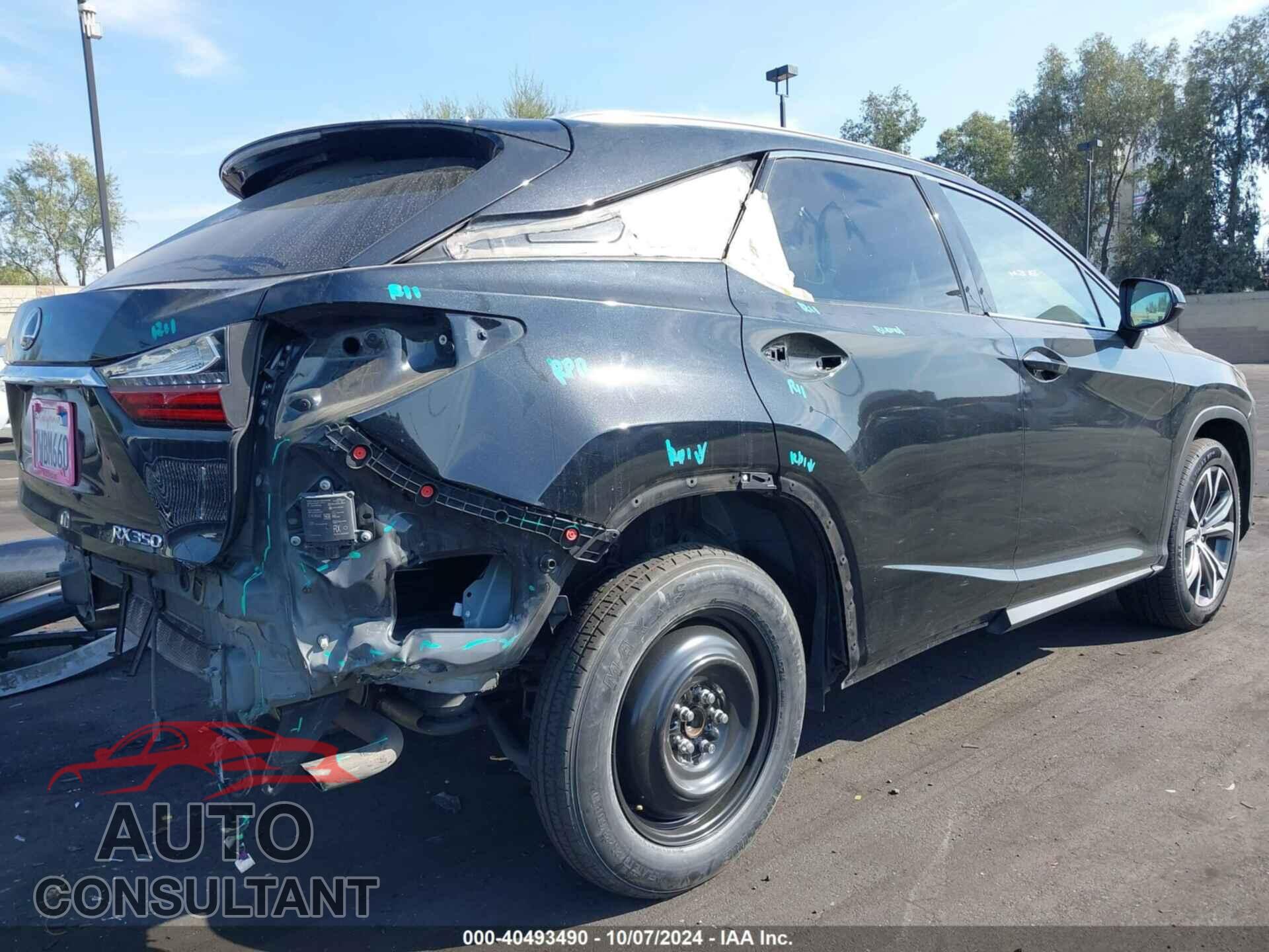 LEXUS RX 350 2017 - 2T2ZZMCA9HC045105