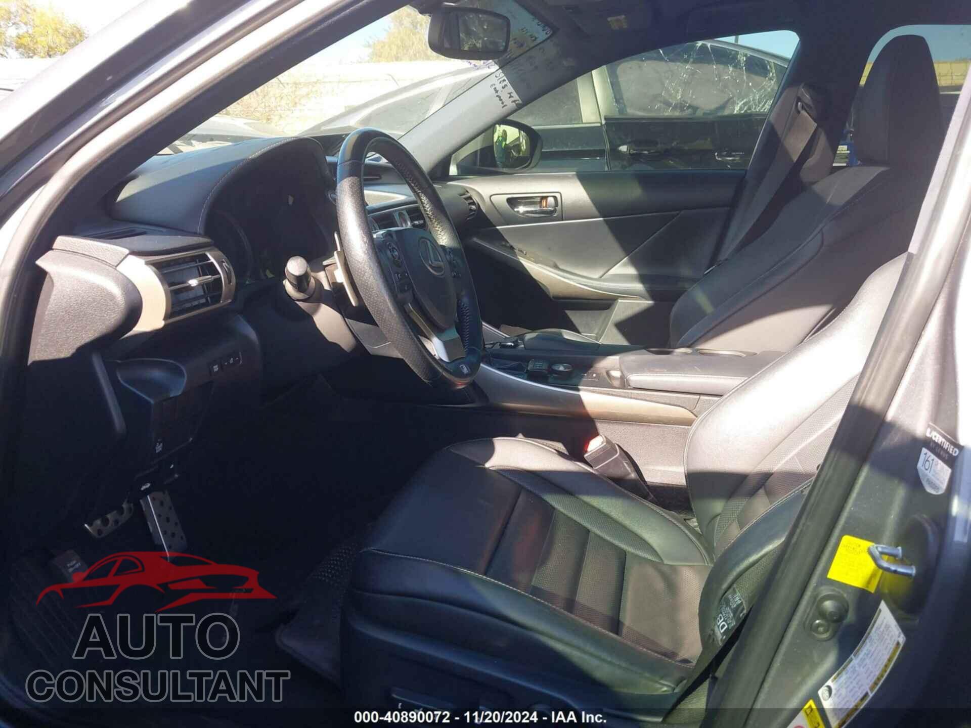 LEXUS IS 250 2015 - JTHBF1D29F5044405