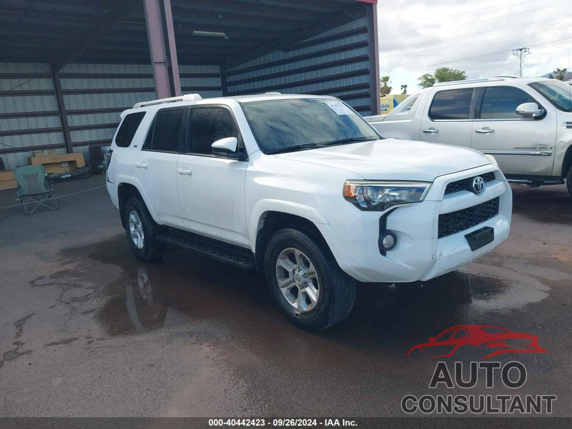 TOYOTA 4RUNNER 2016 - JTEBU5JR8G5389633