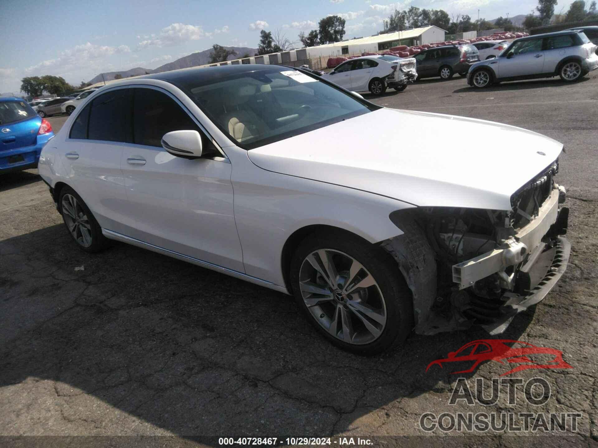 MERCEDES-BENZ C 300 2017 - 55SWF4JB5HU218690